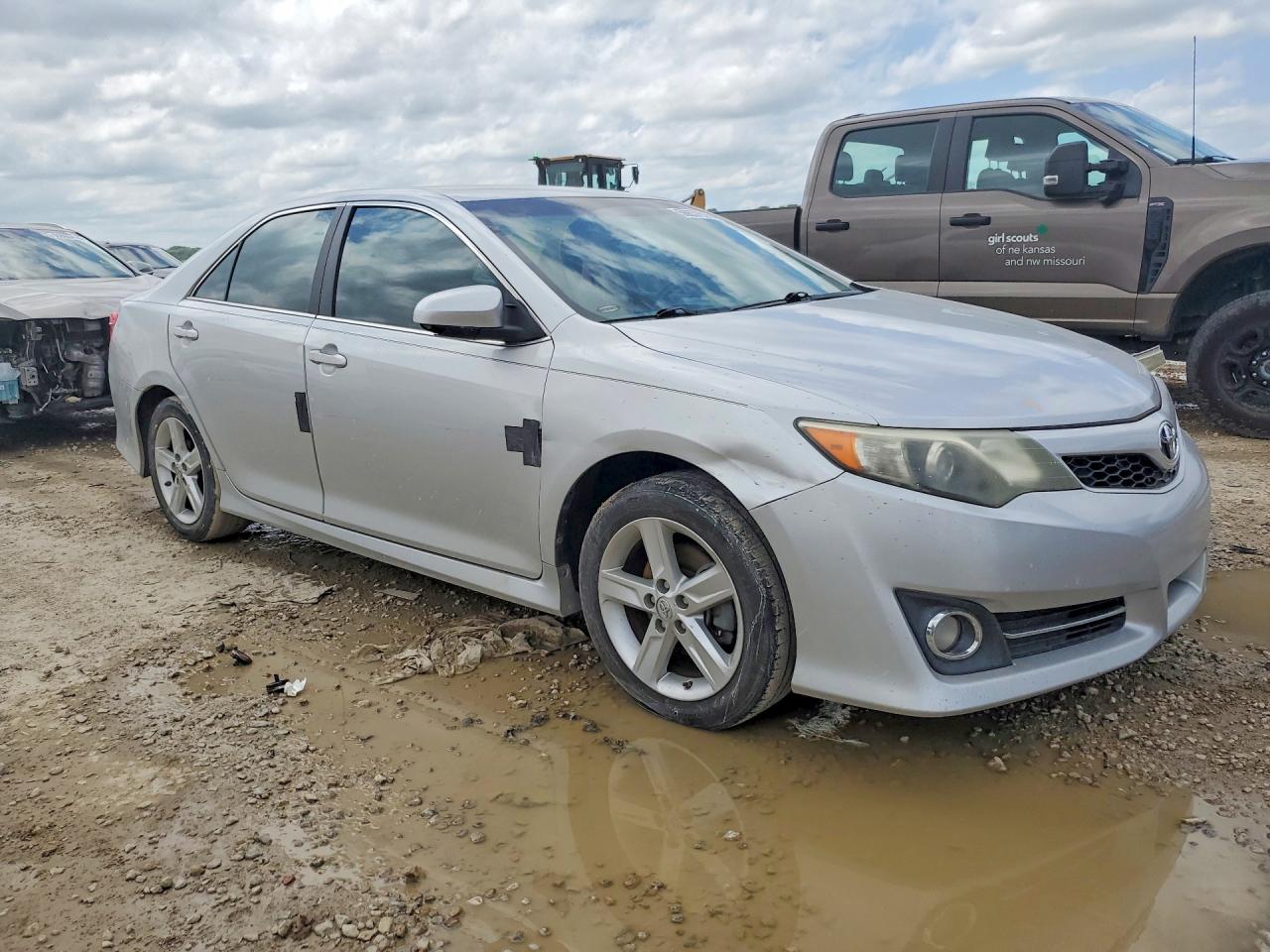 2014 Toyota Camry Se Silver vin: 4T1BF1FK6EU325544