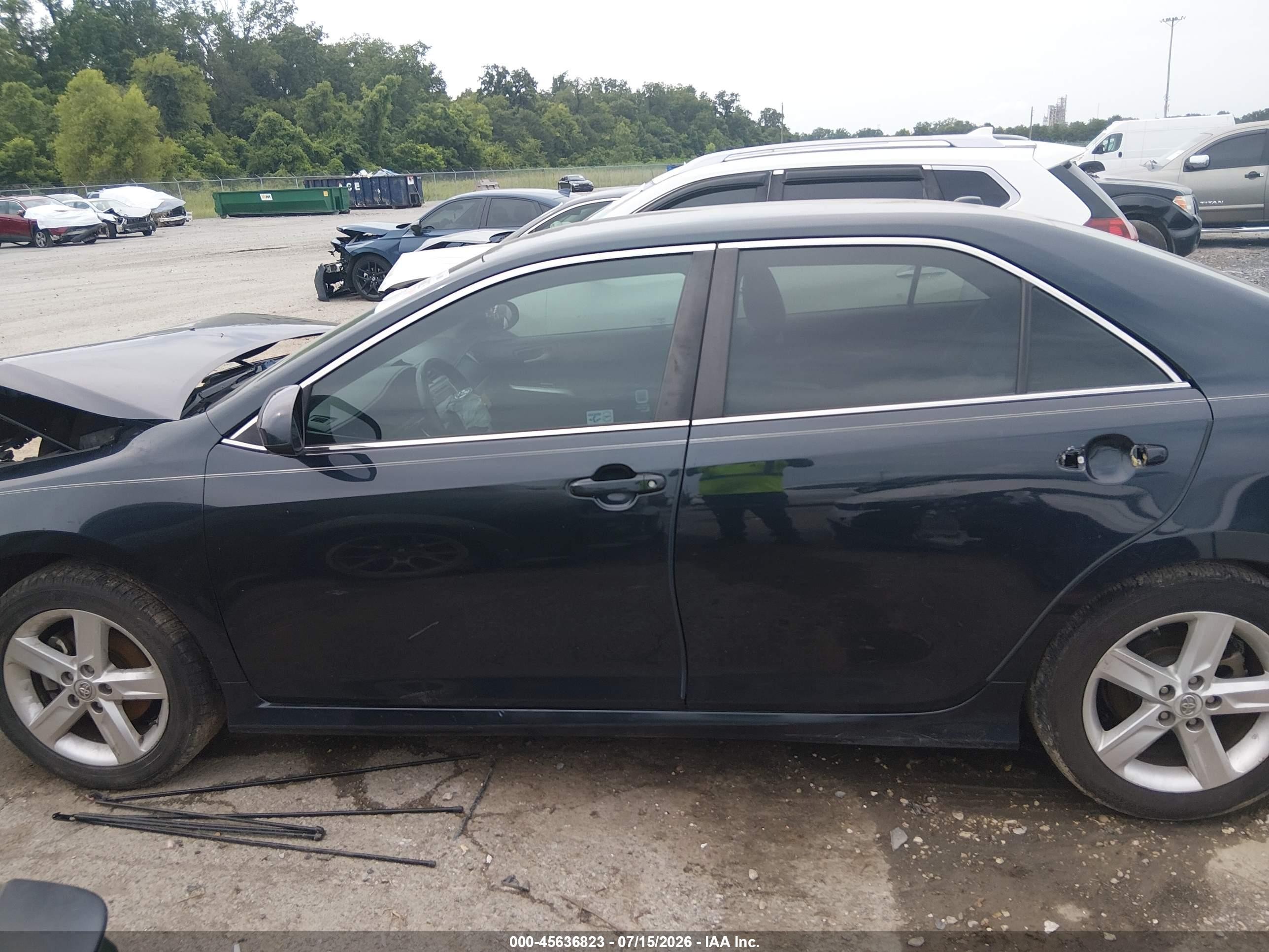 2014 Toyota Camry Se Black vin: 4T1BF1FK6EU335152