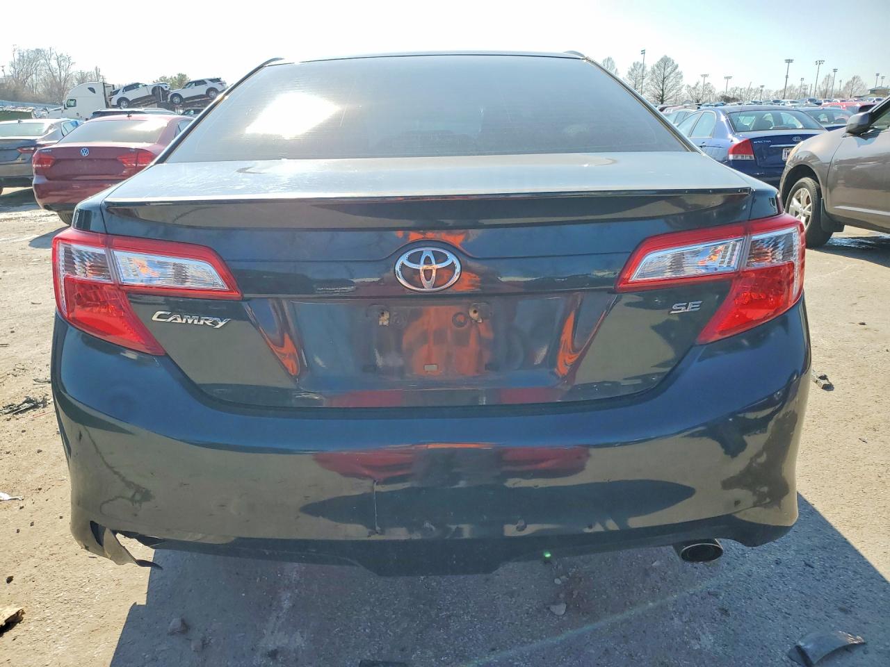 2014 Toyota Camry Se Blue vin: 4T1BF1FK6EU341744