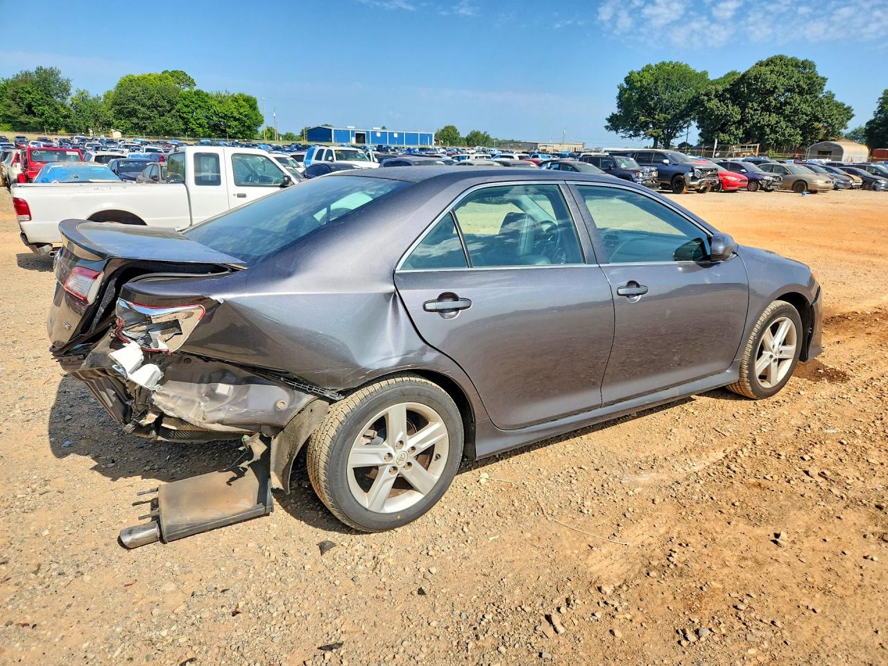 2014 Toyota Camry Se Серый vin: 4T1BF1FK6EU353294