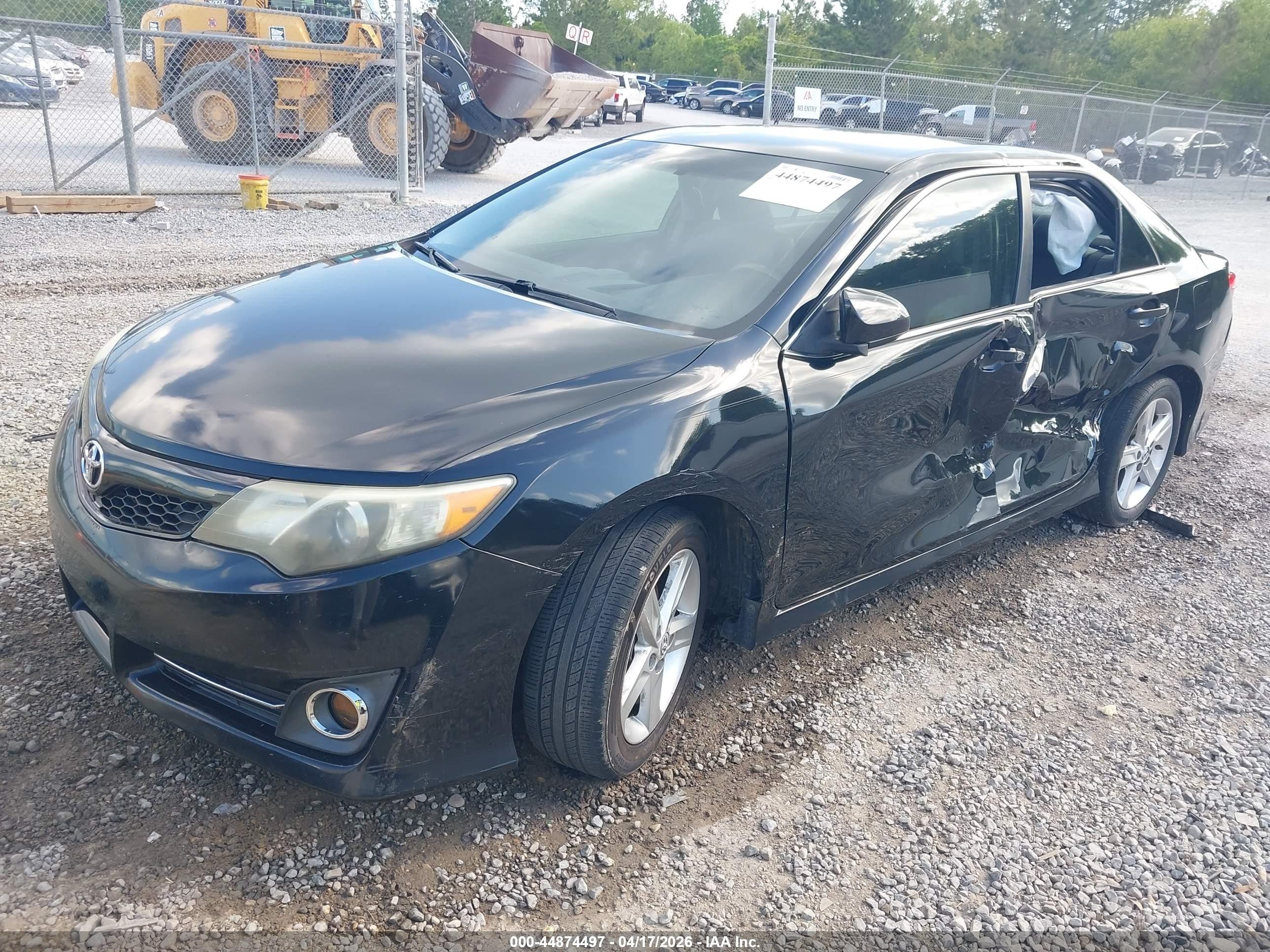 2014 Toyota Camry Se Black vin: 4T1BF1FK6EU359855