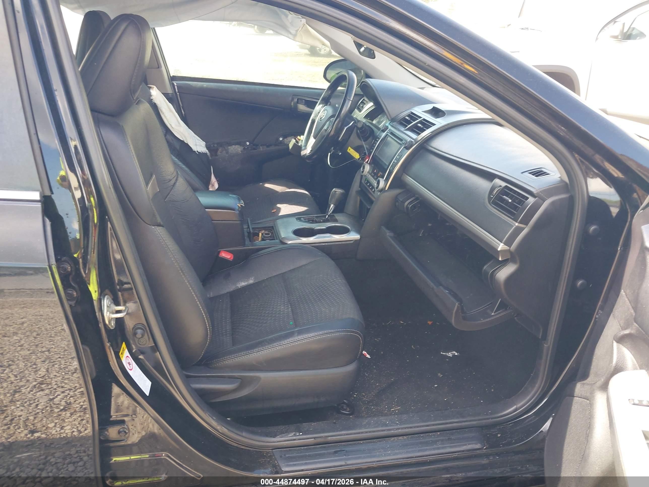 2014 Toyota Camry Se Black vin: 4T1BF1FK6EU359855