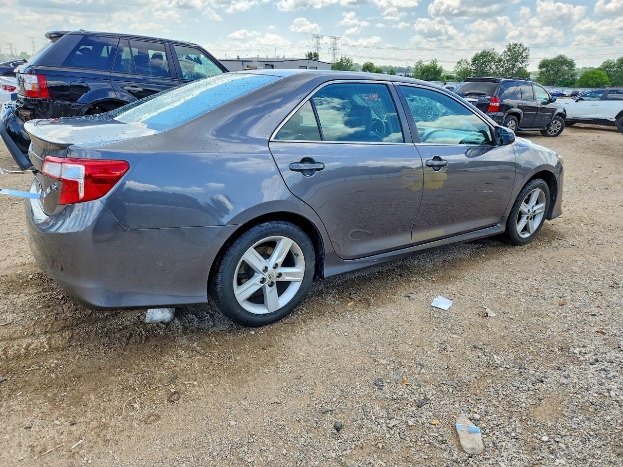 2014 Toyota Camry Se Gray vin: 4T1BF1FK6EU374730