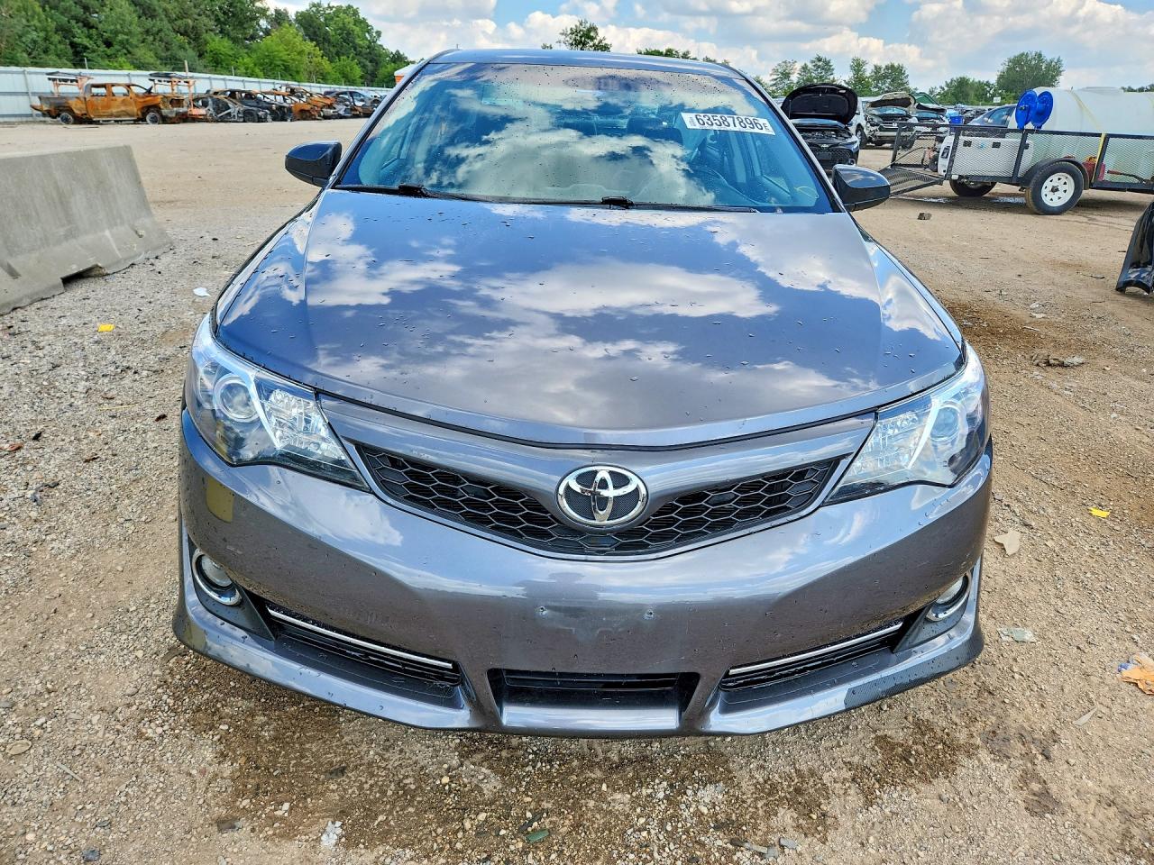 2014 Toyota Camry Se Gray vin: 4T1BF1FK6EU374730