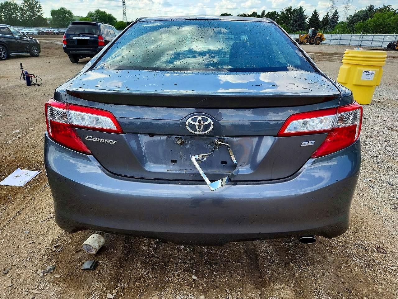 2014 Toyota Camry Se Gray vin: 4T1BF1FK6EU374730