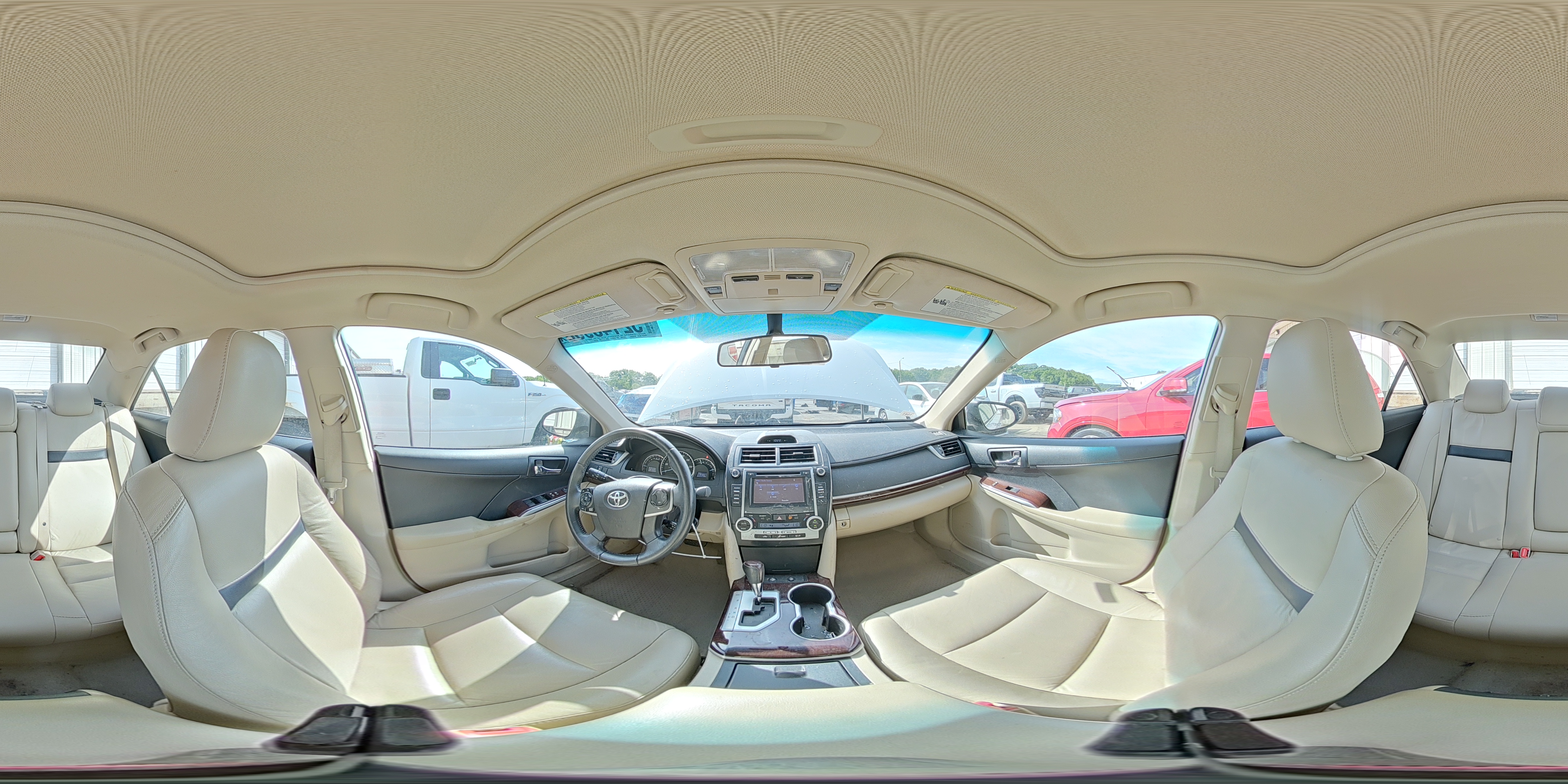 2014 Toyota Camry Xle Белый vin: 4T1BF1FK6EU381533