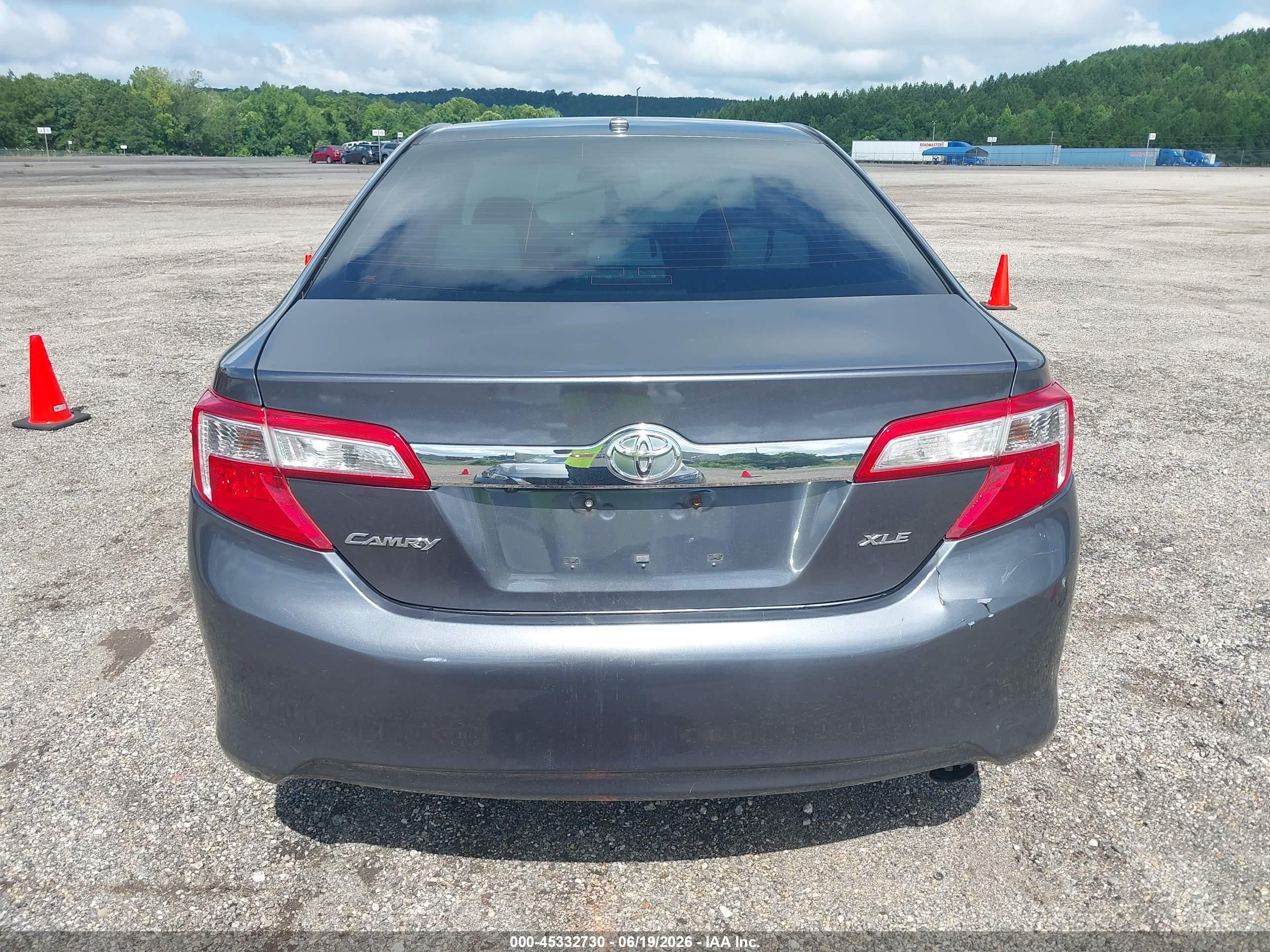 2014 Toyota Camry Xle Серый vin: 4T1BF1FK6EU387560