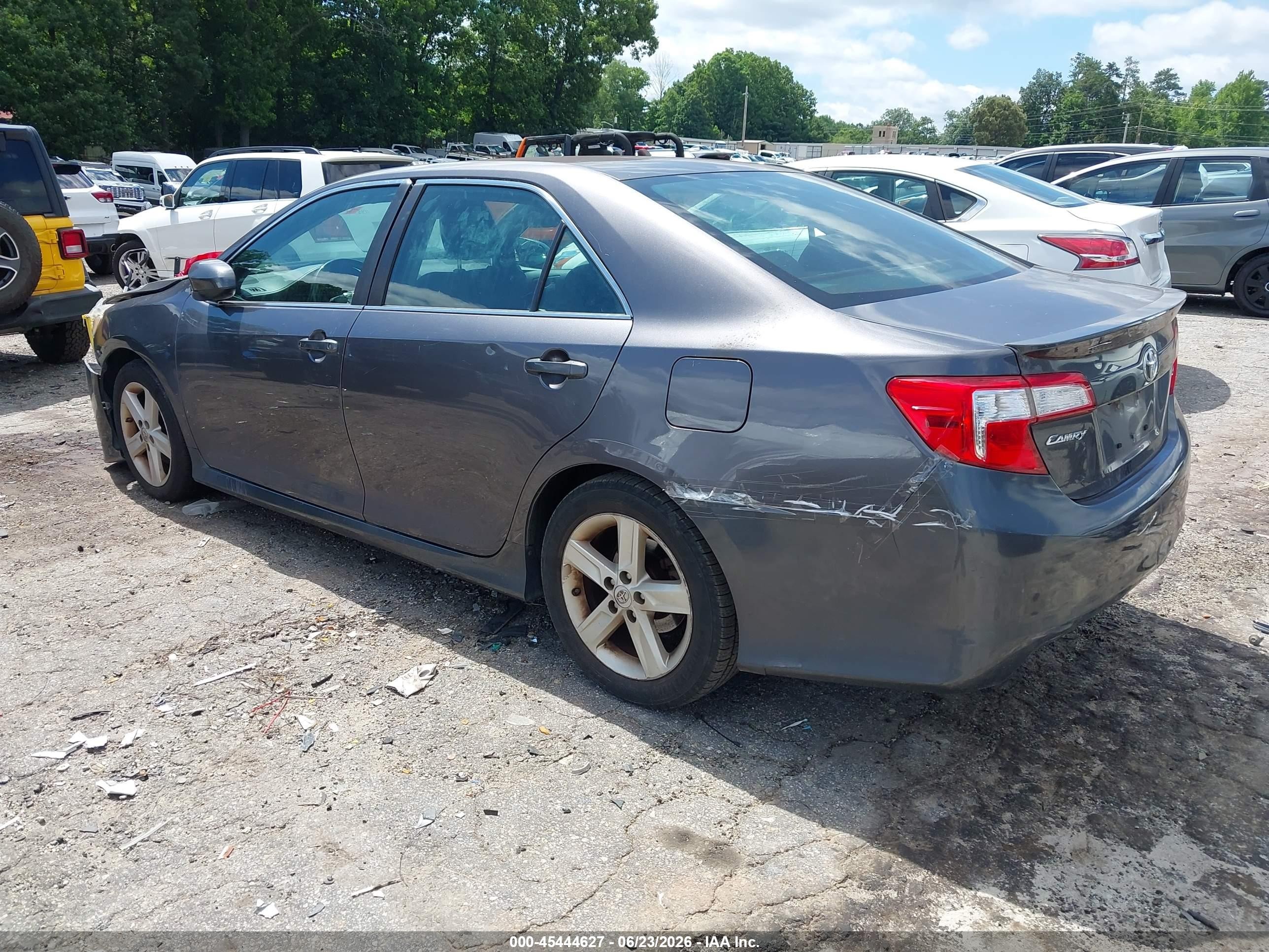 2014 Toyota Camry Se Gray vin: 4T1BF1FK6EU389325
