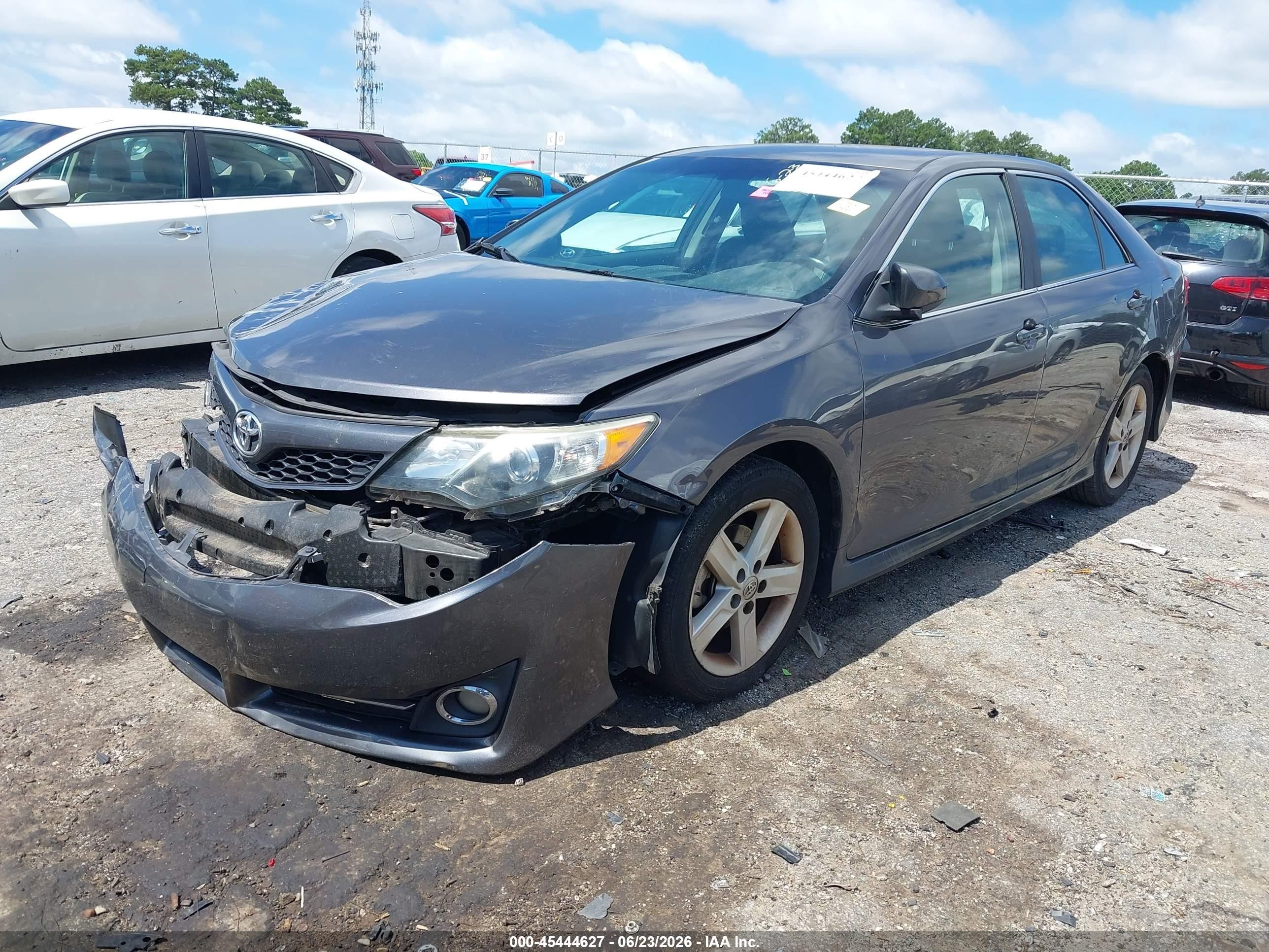 2014 Toyota Camry Se Gray vin: 4T1BF1FK6EU389325
