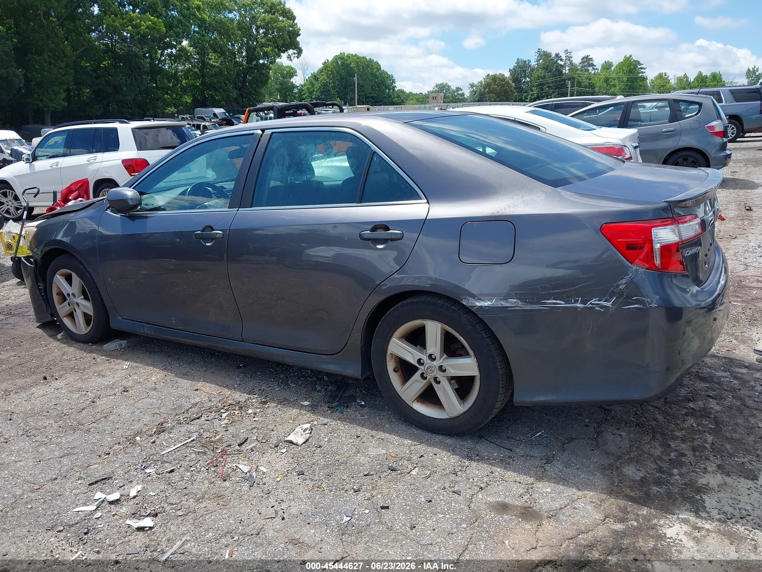 2014 Toyota Camry Se Gray vin: 4T1BF1FK6EU389325