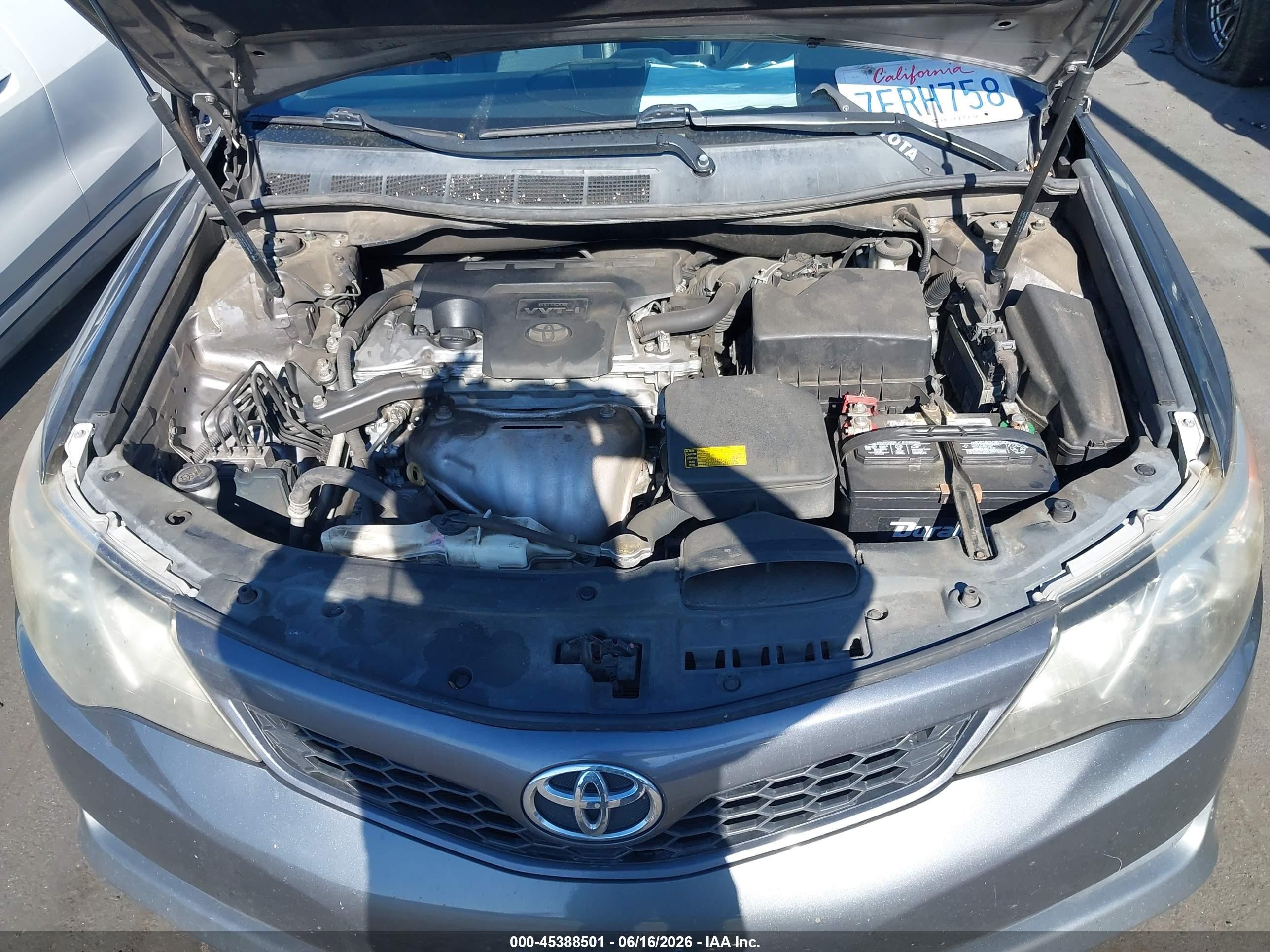 2014 Toyota Camry Se Gray vin: 4T1BF1FK6EU389664