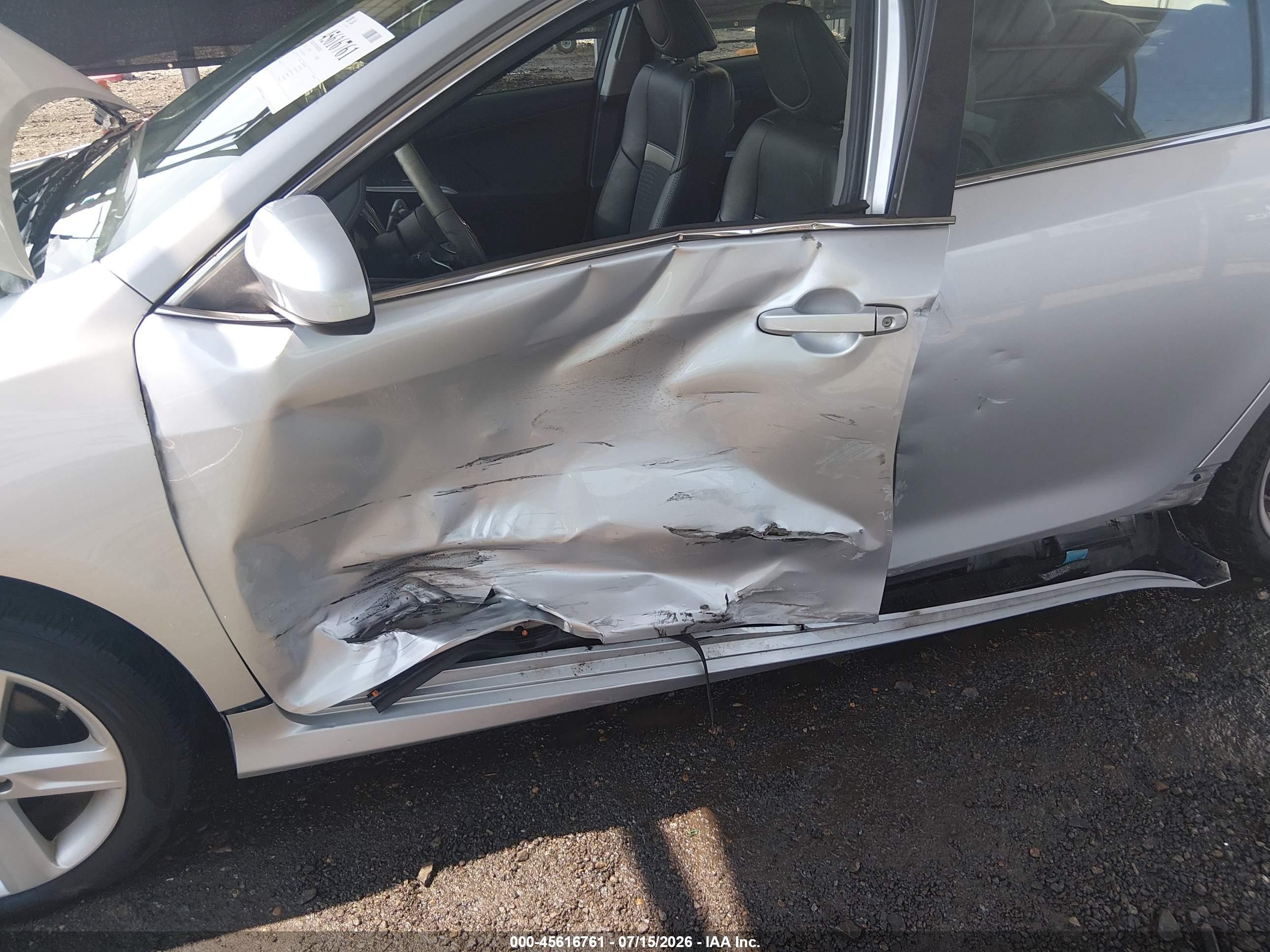 2014 Toyota Camry Se Silver vin: 4T1BF1FK6EU390491