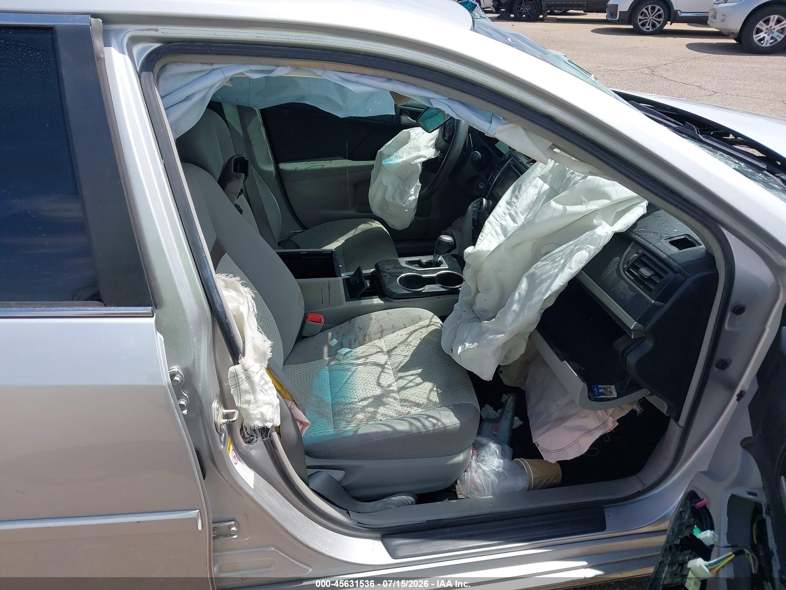2014 Toyota Camry Le Silver vin: 4T1BF1FK6EU403658