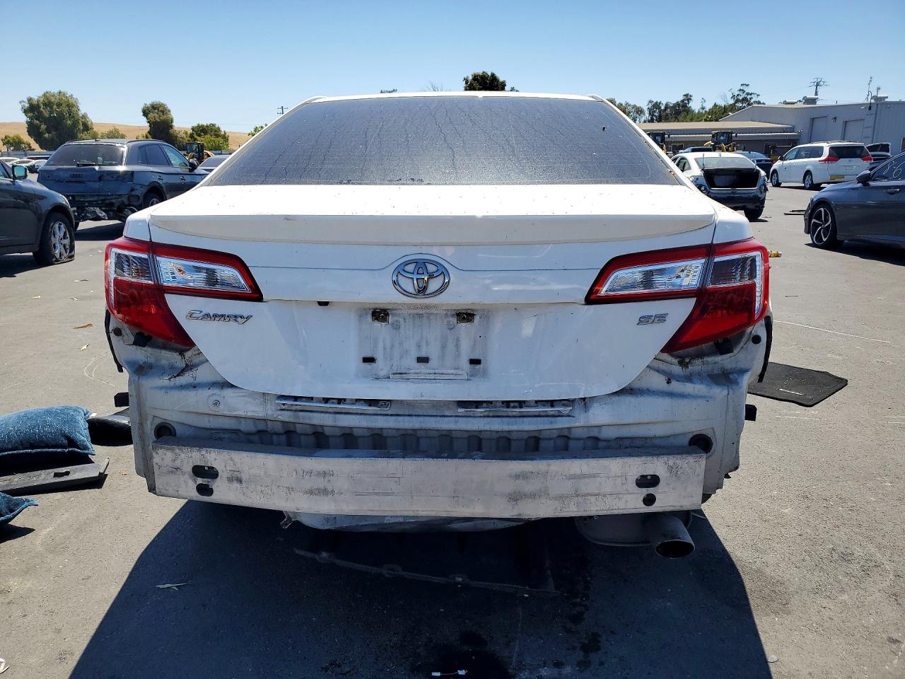 2014 Toyota Camry Se White vin: 4T1BF1FK6EU408794