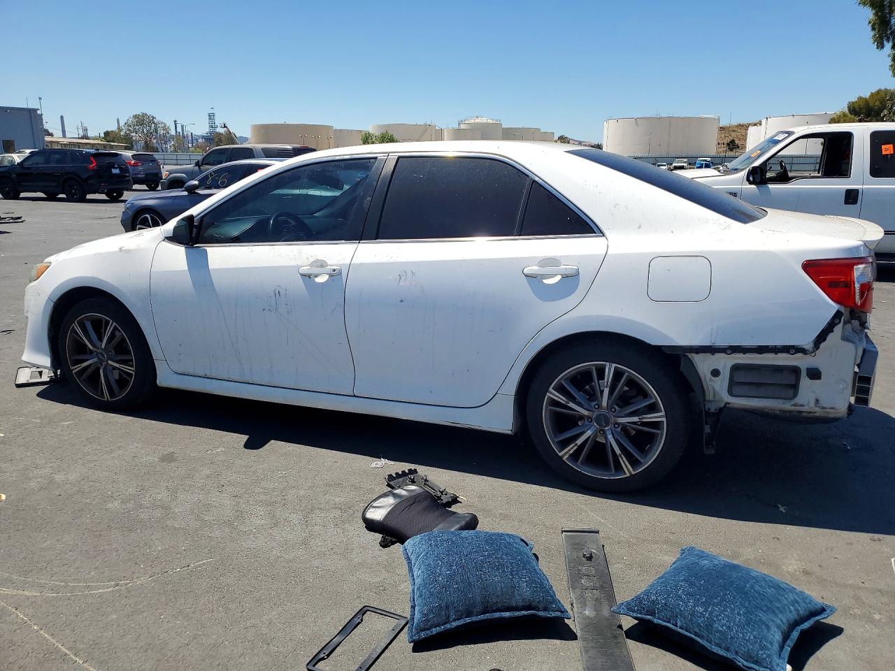 2014 Toyota Camry Se White vin: 4T1BF1FK6EU408794