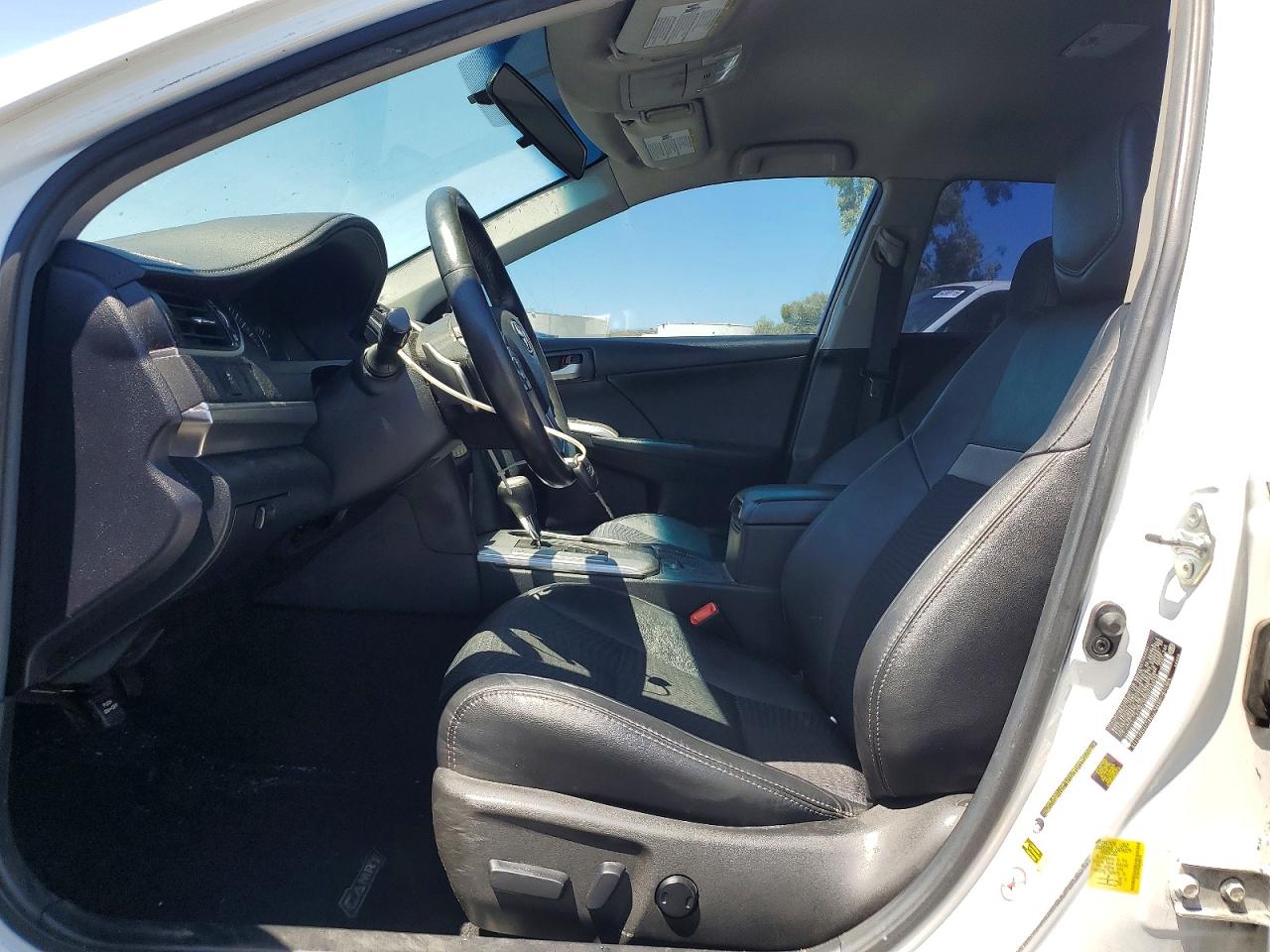 2014 Toyota Camry Se White vin: 4T1BF1FK6EU408794