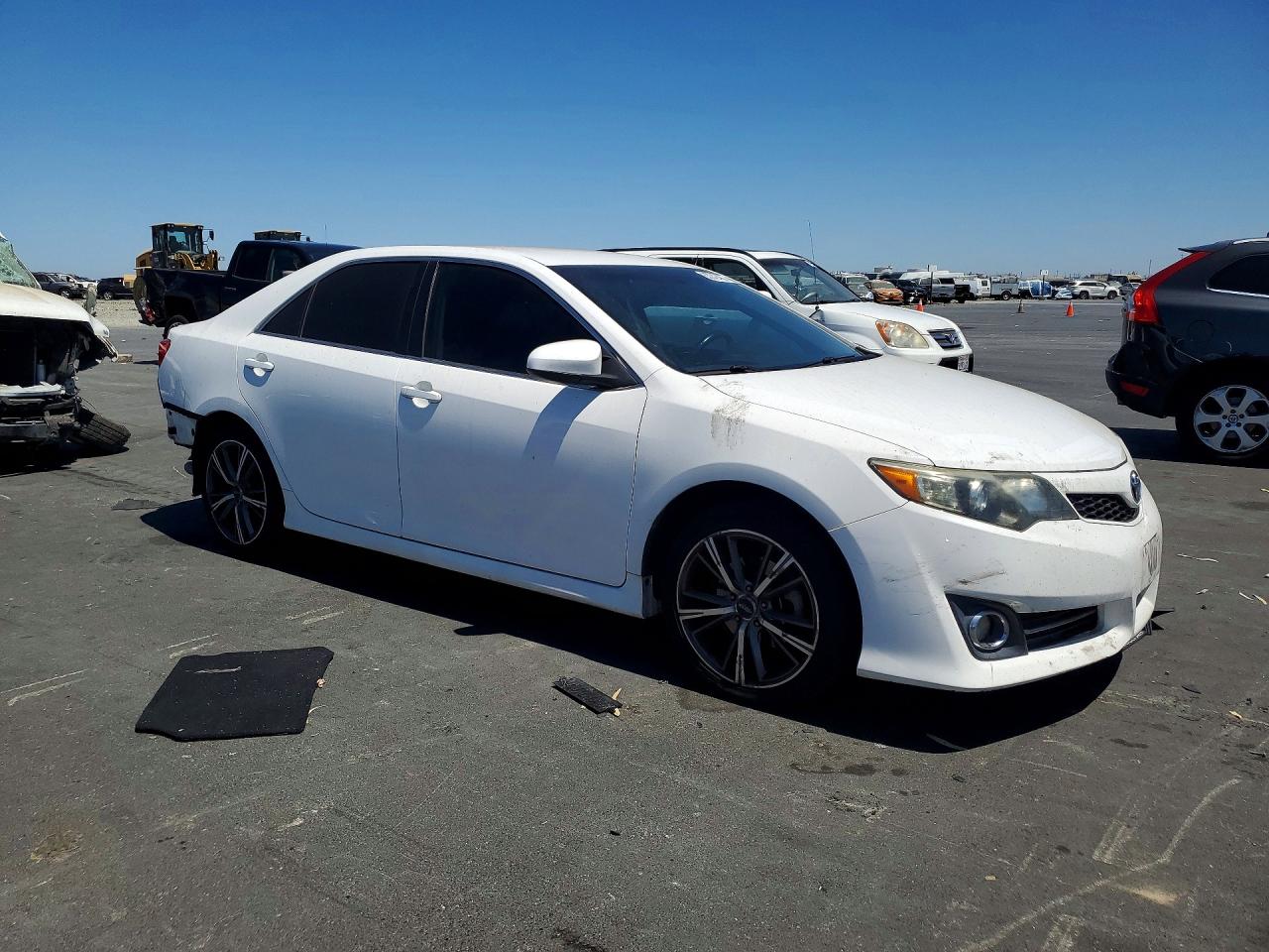 2014 Toyota Camry Se White vin: 4T1BF1FK6EU408794