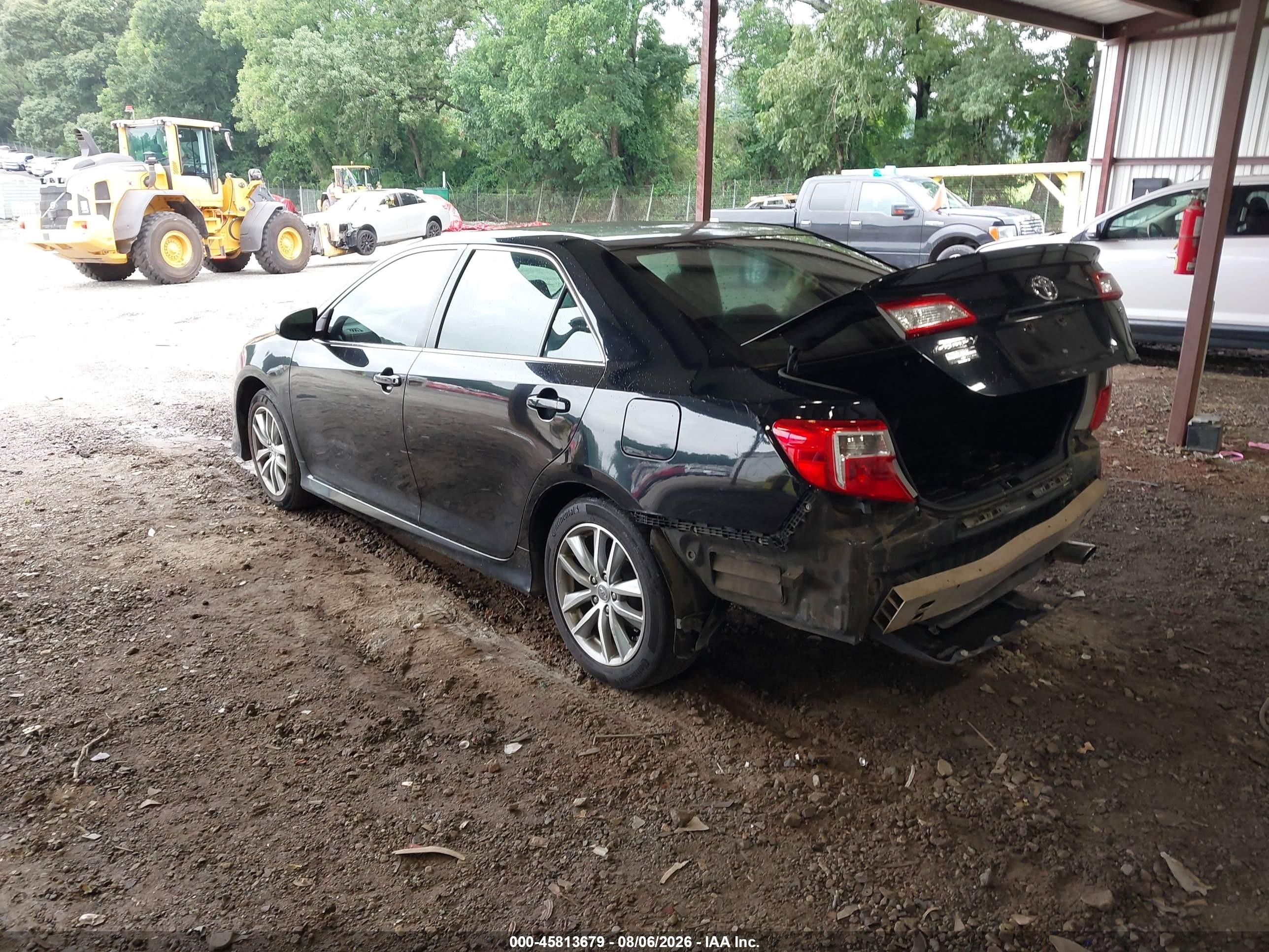 2014 Toyota Camry Se Black vin: 4T1BF1FK6EU411095