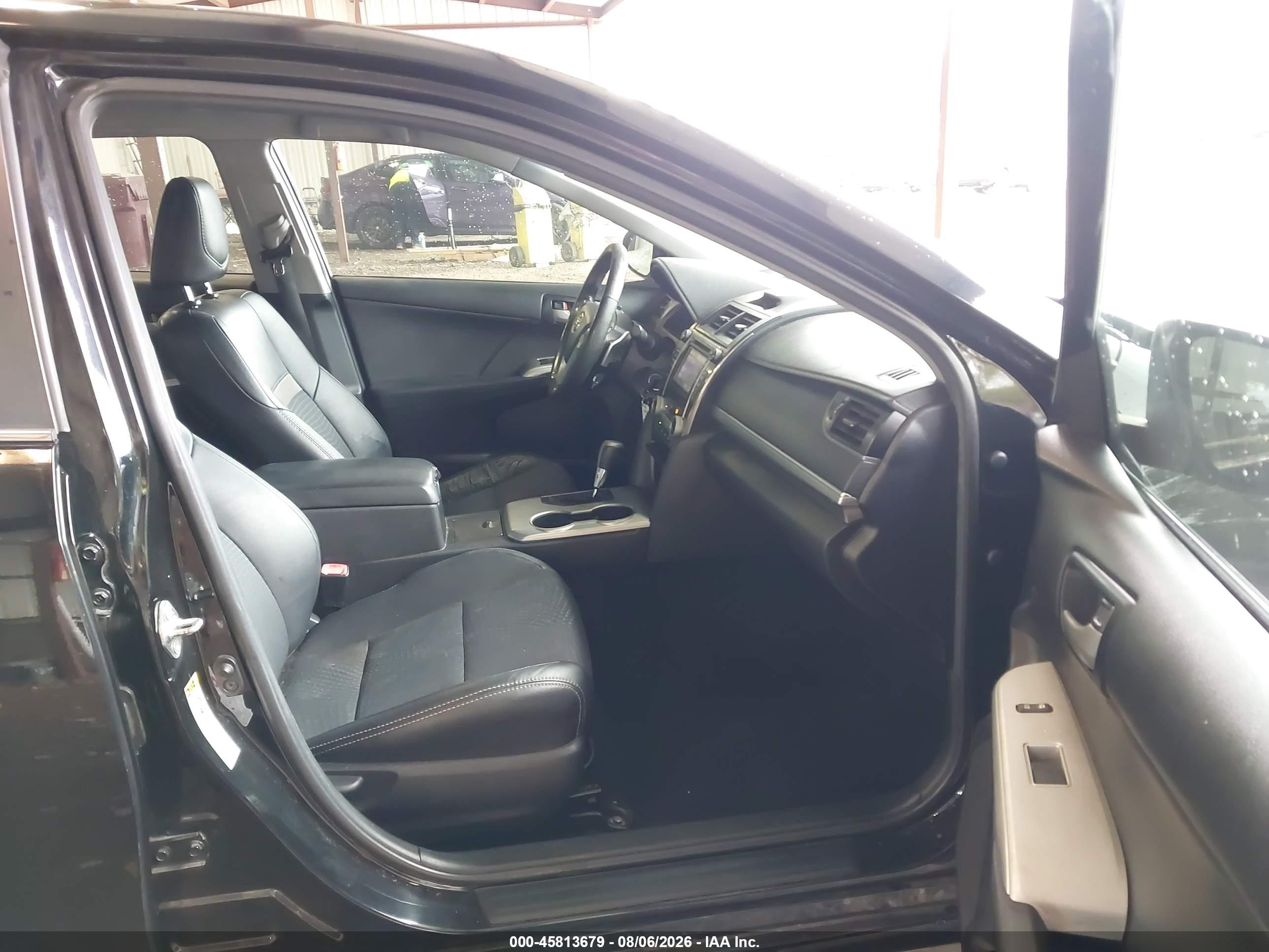 2014 Toyota Camry Se Black vin: 4T1BF1FK6EU411095