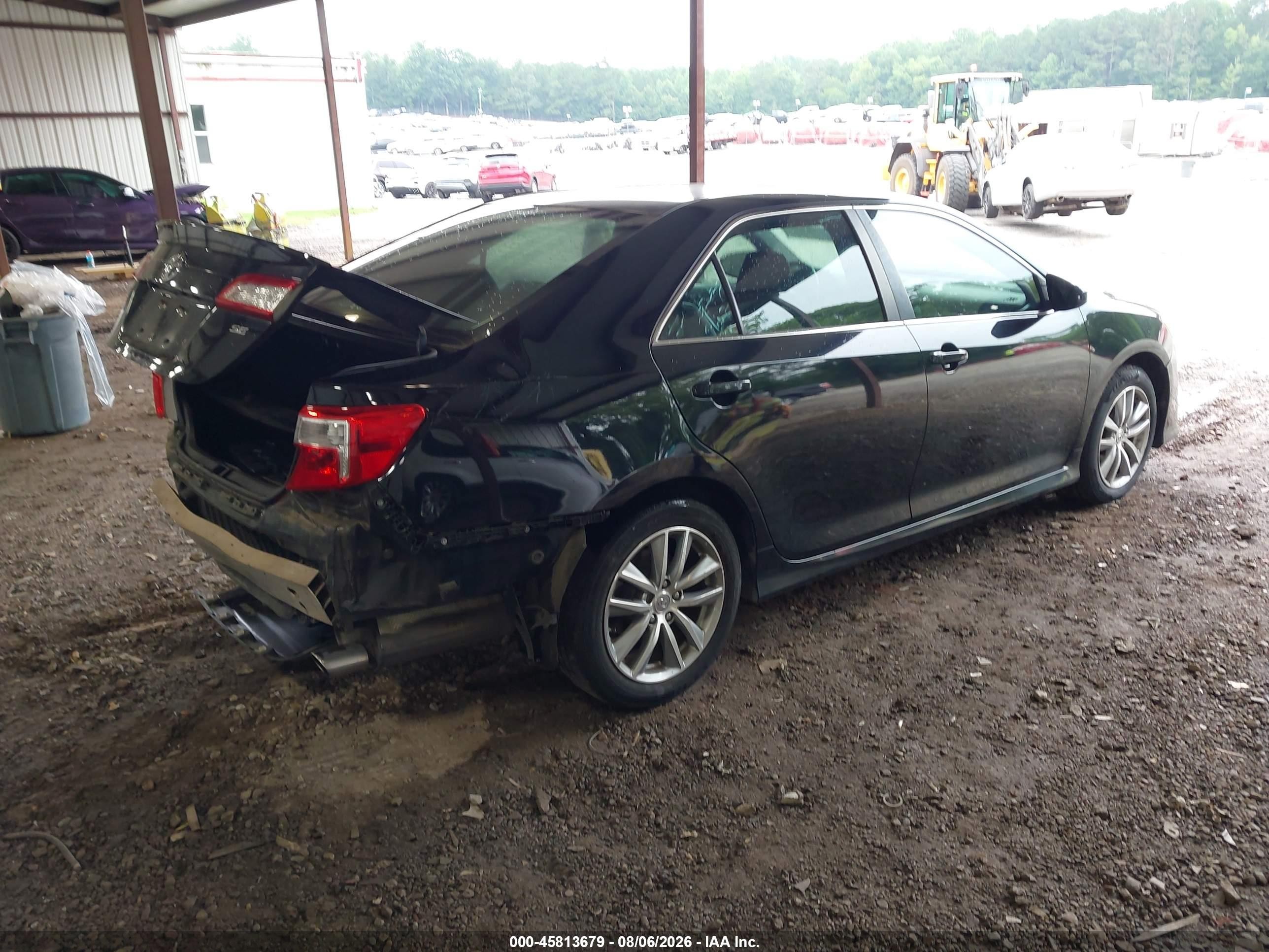 2014 Toyota Camry Se Black vin: 4T1BF1FK6EU411095