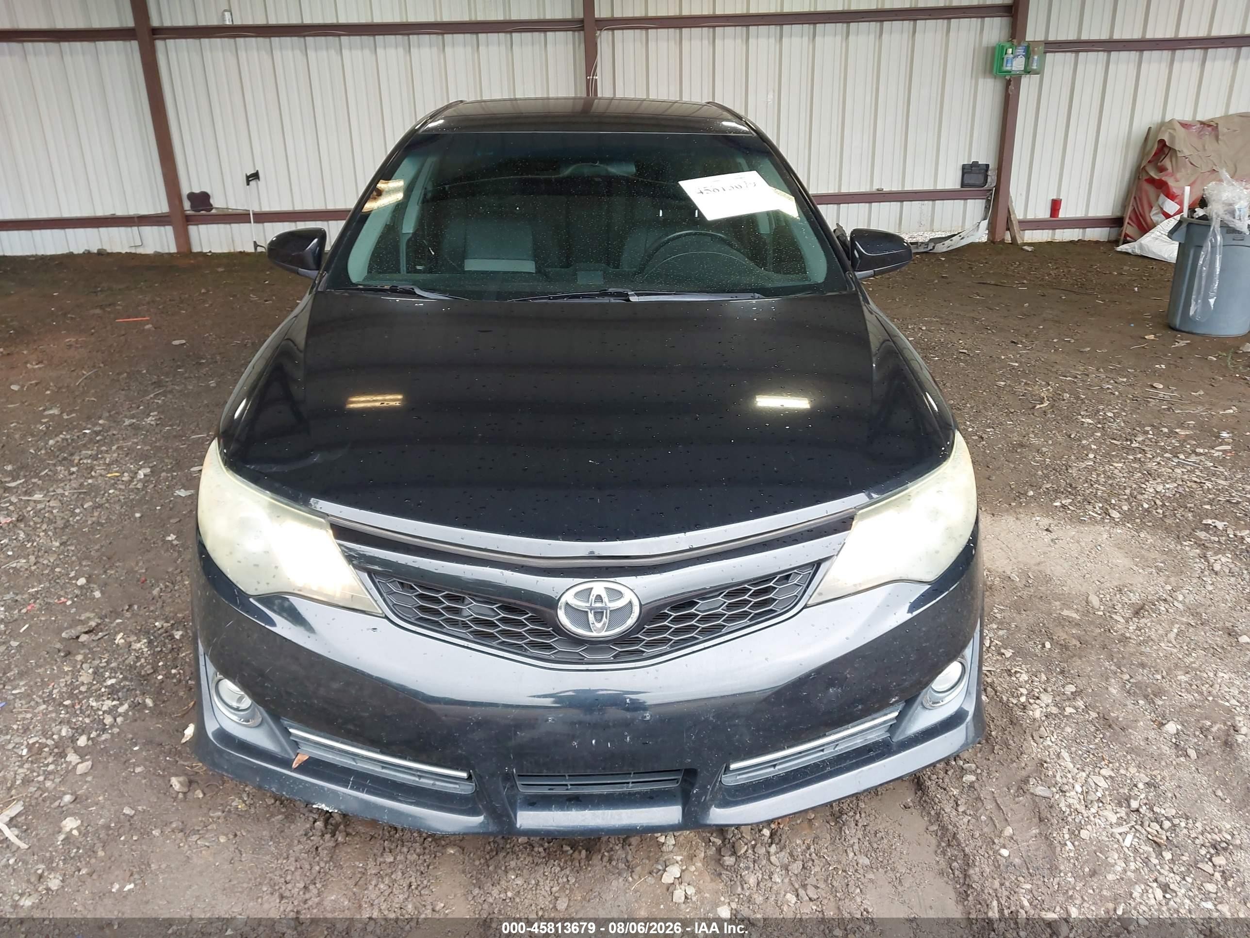 2014 Toyota Camry Se Black vin: 4T1BF1FK6EU411095