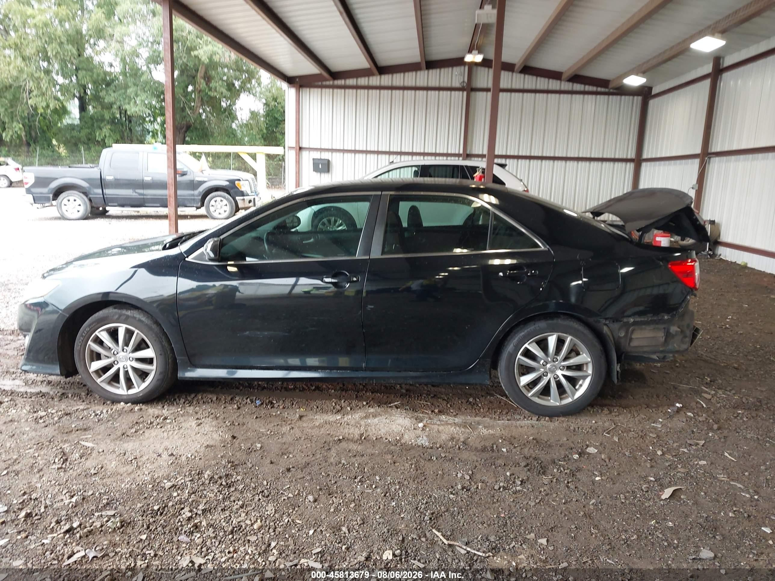 2014 Toyota Camry Se Black vin: 4T1BF1FK6EU411095