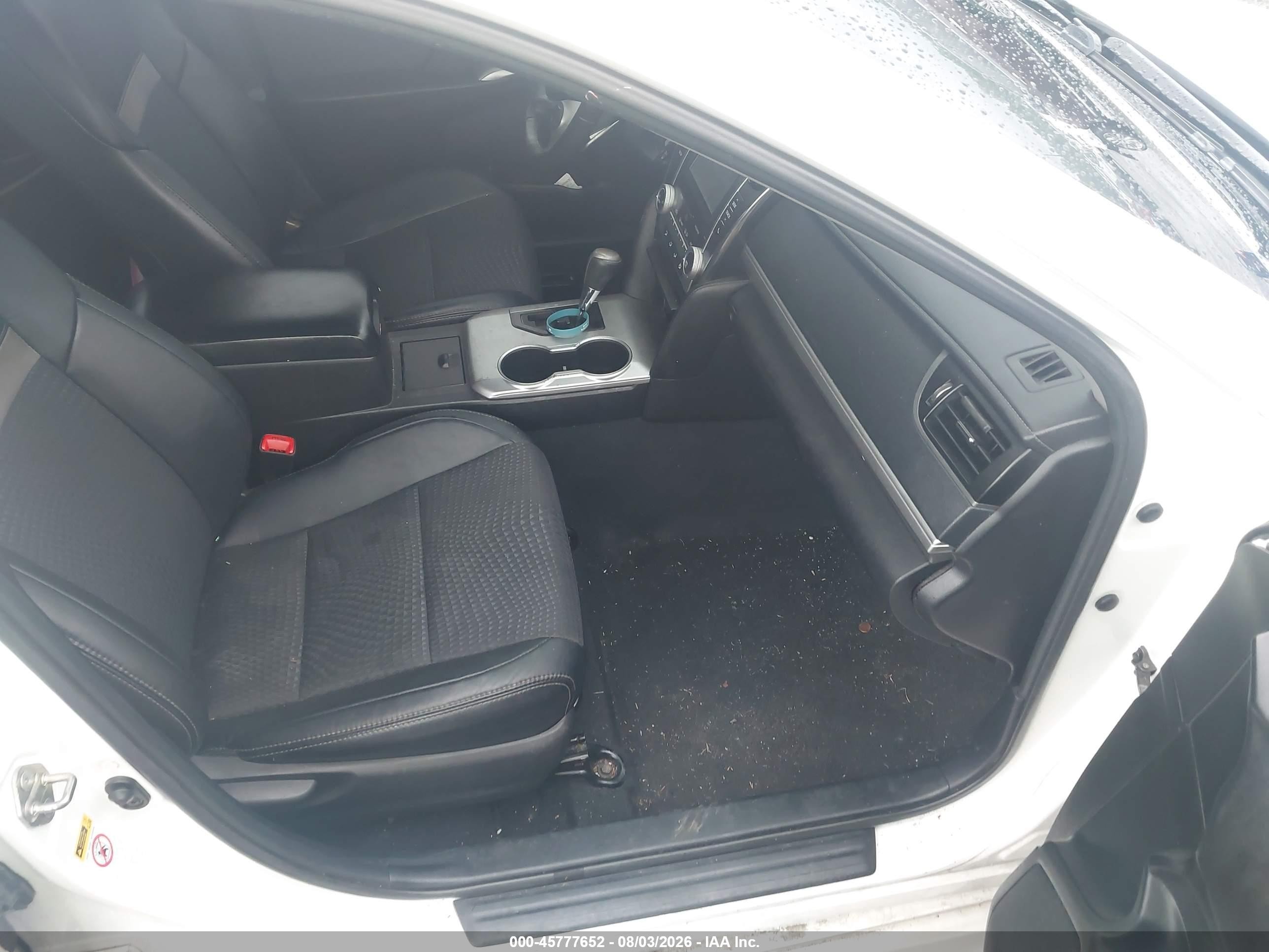 2014 Toyota Camry Se White vin: 4T1BF1FK6EU414126