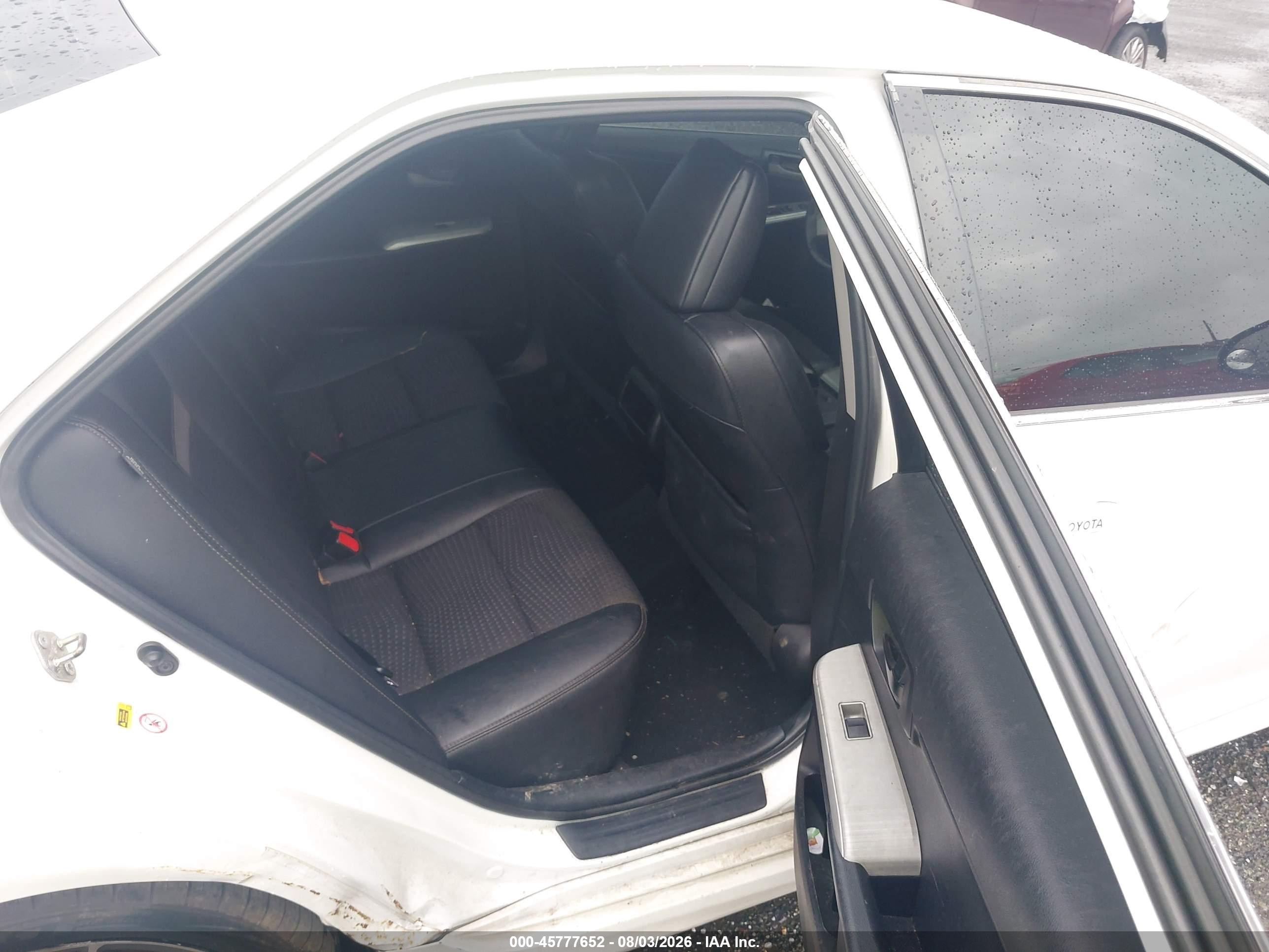 2014 Toyota Camry Se White vin: 4T1BF1FK6EU414126