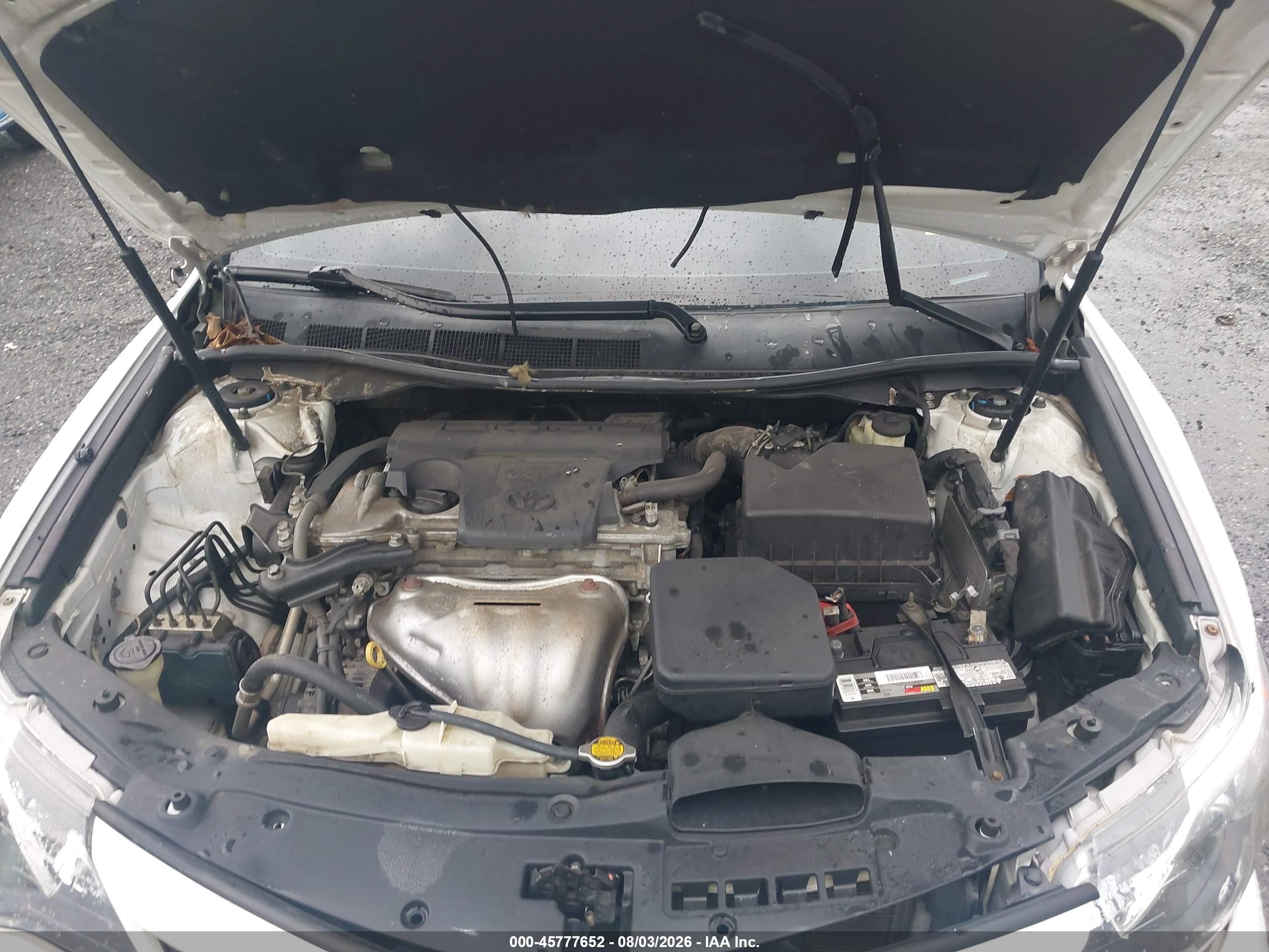 2014 Toyota Camry Se White vin: 4T1BF1FK6EU414126