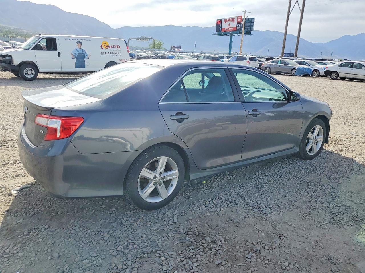2014 Toyota Camry Se Gray vin: 4T1BF1FK6EU420346