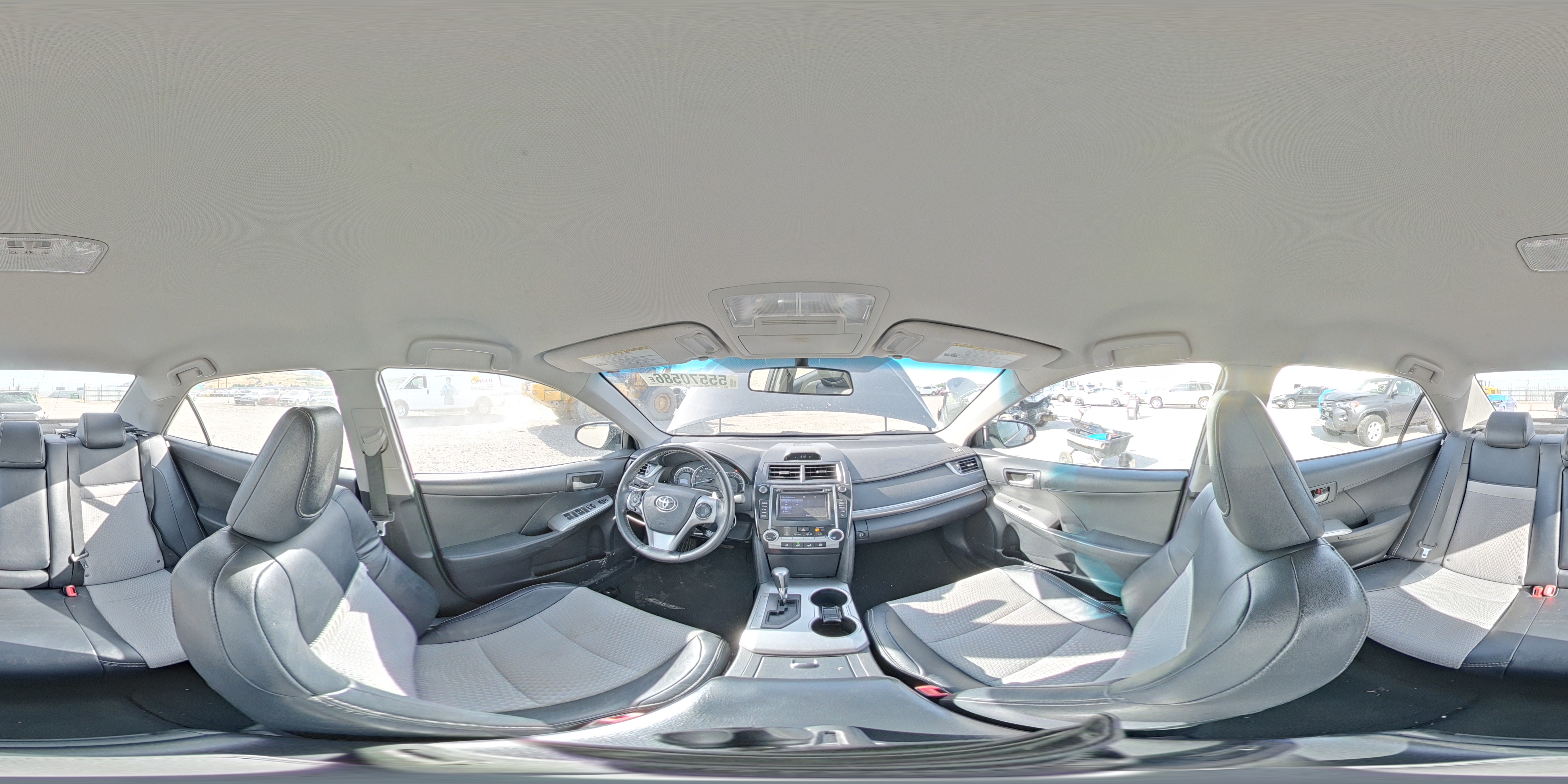 2014 Toyota Camry Se Gray vin: 4T1BF1FK6EU420346