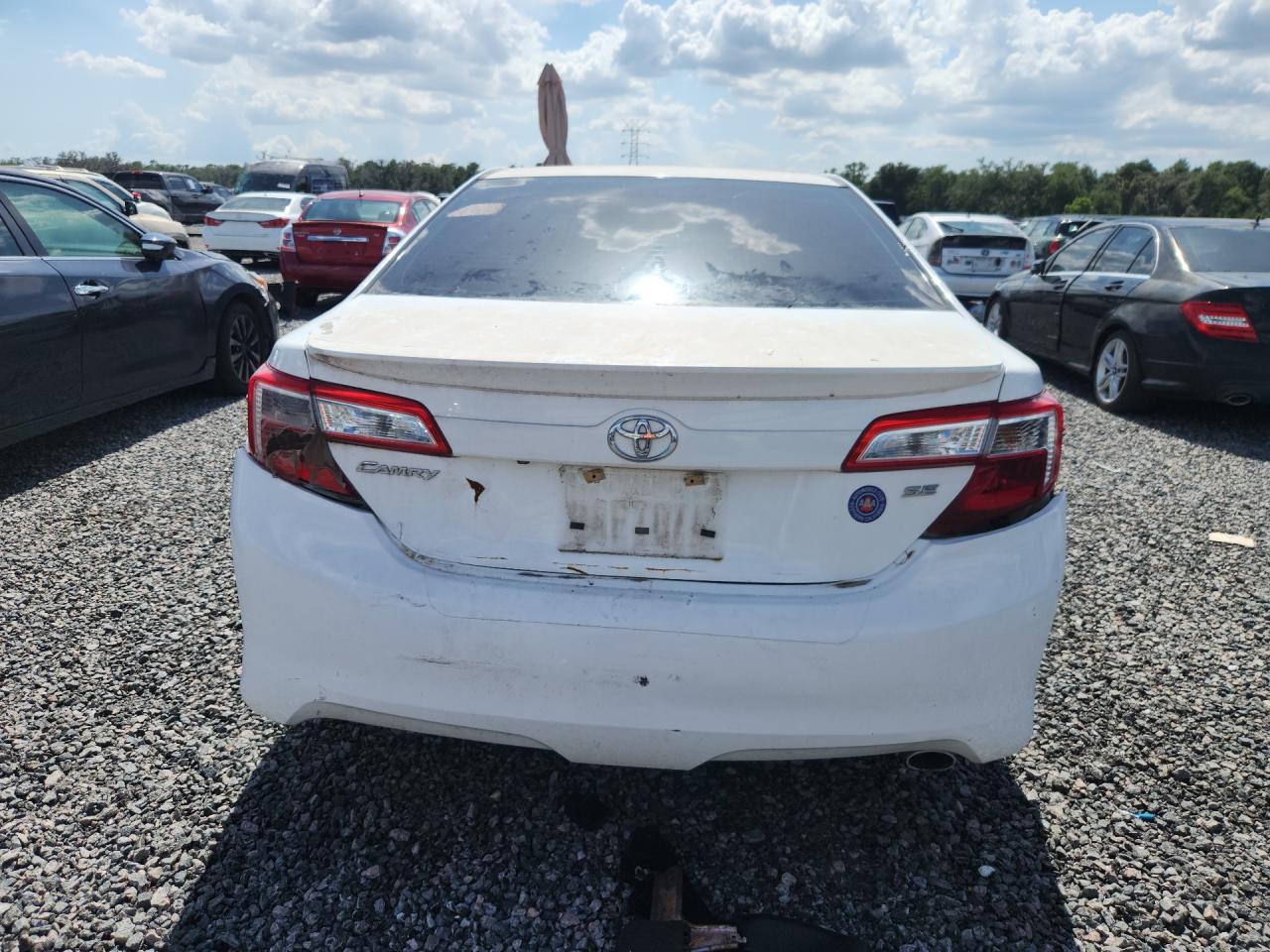 2014 Toyota Camry Se Белый vin: 4T1BF1FK6EU426812