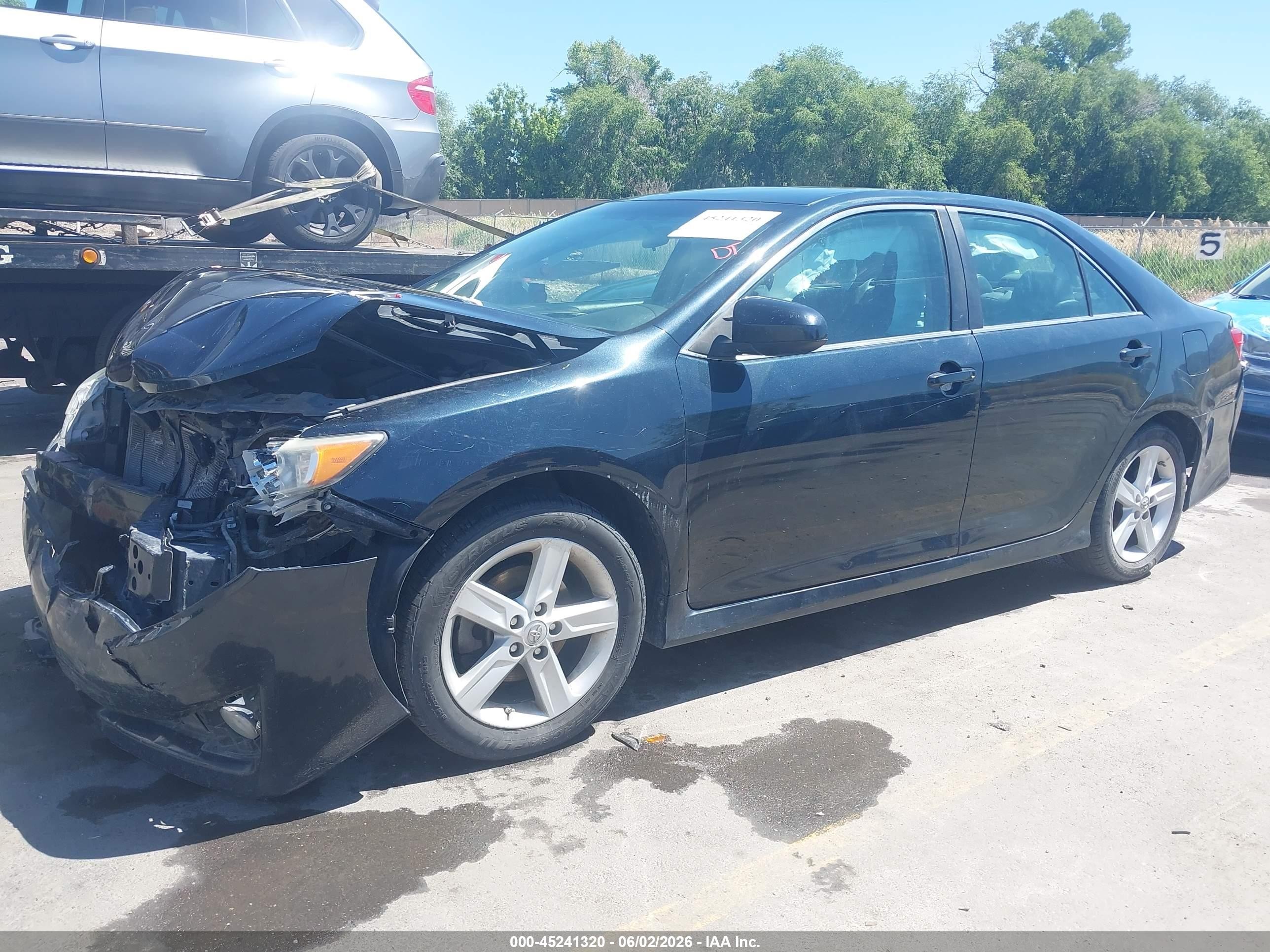 2014 Toyota Camry Se Black vin: 4T1BF1FK6EU429418