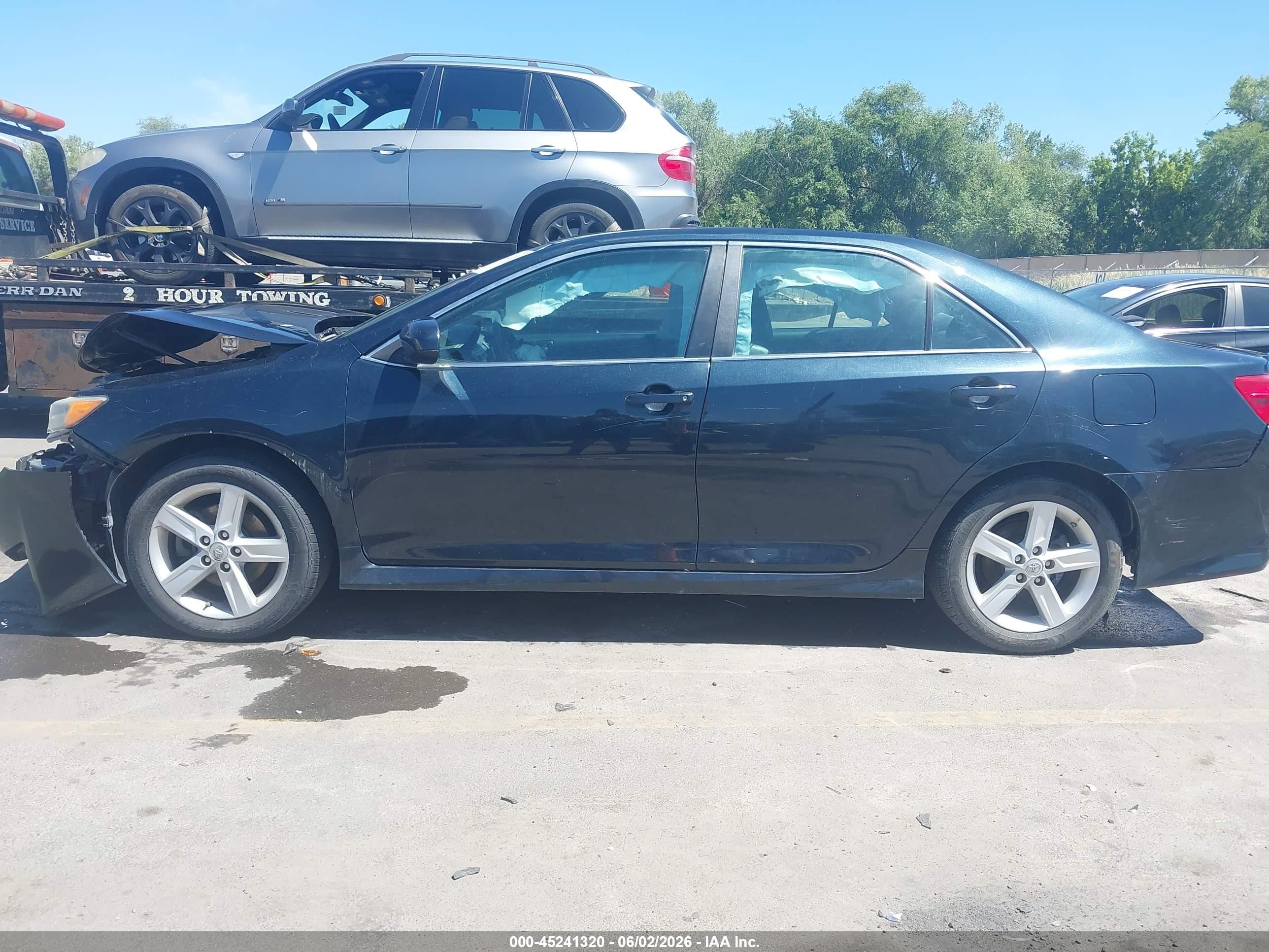 2014 Toyota Camry Se Black vin: 4T1BF1FK6EU429418