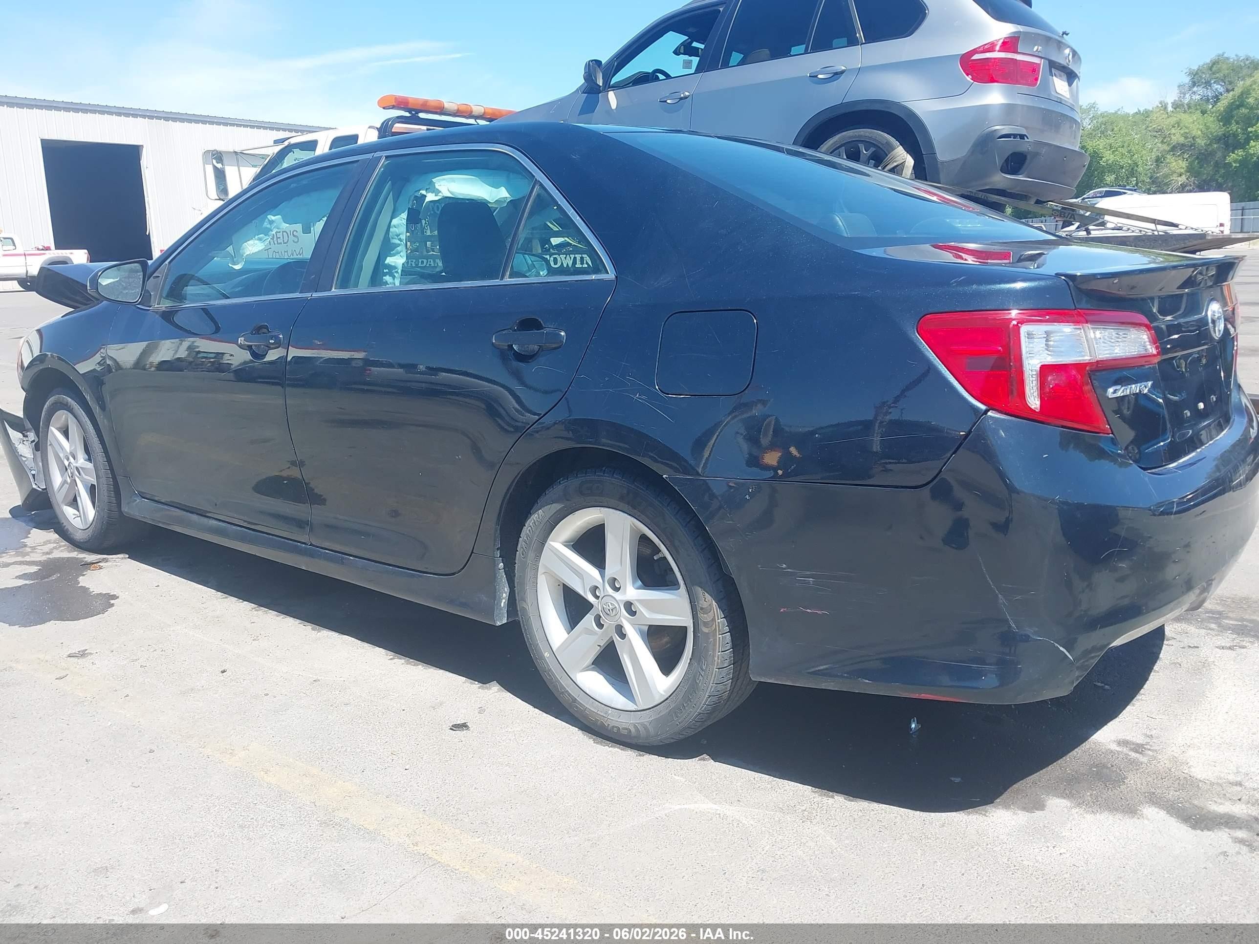 2014 Toyota Camry Se Black vin: 4T1BF1FK6EU429418