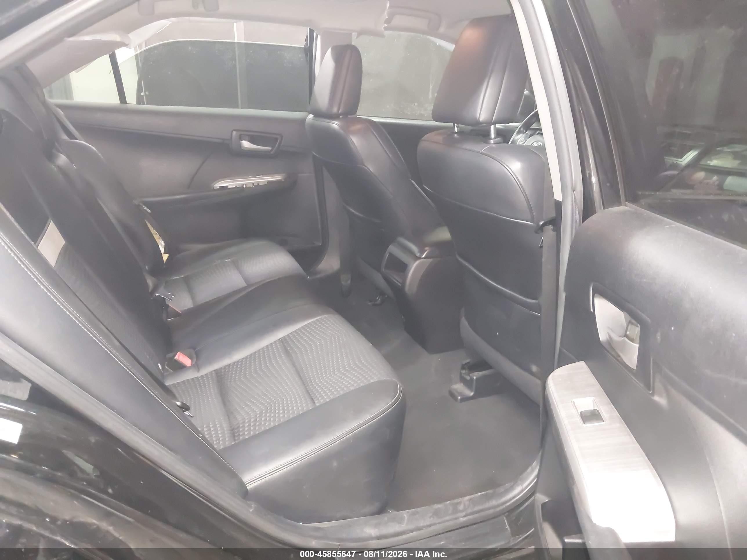 2014 Toyota Camry Se Black vin: 4T1BF1FK6EU434537