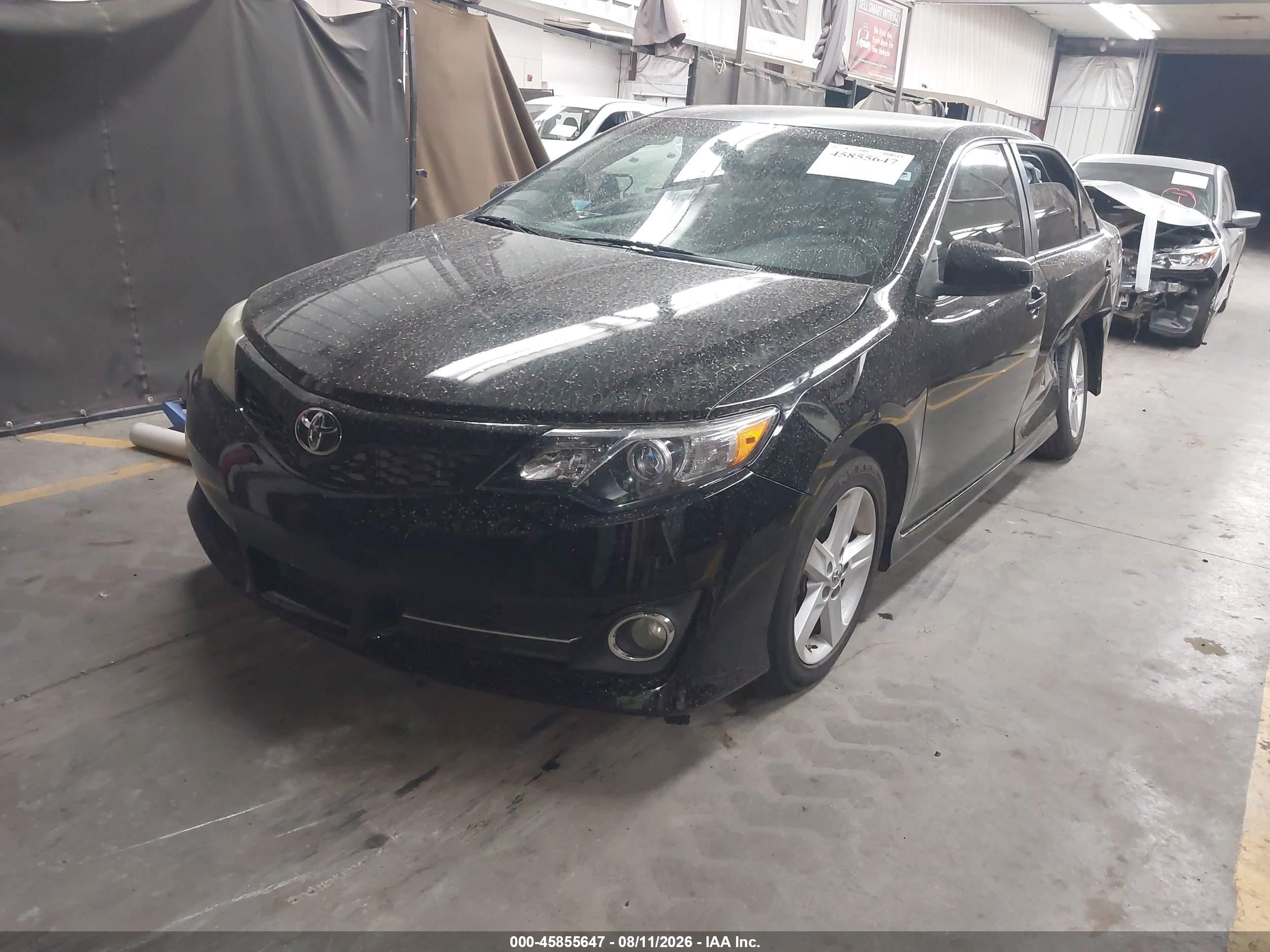 2014 Toyota Camry Se Black vin: 4T1BF1FK6EU434537