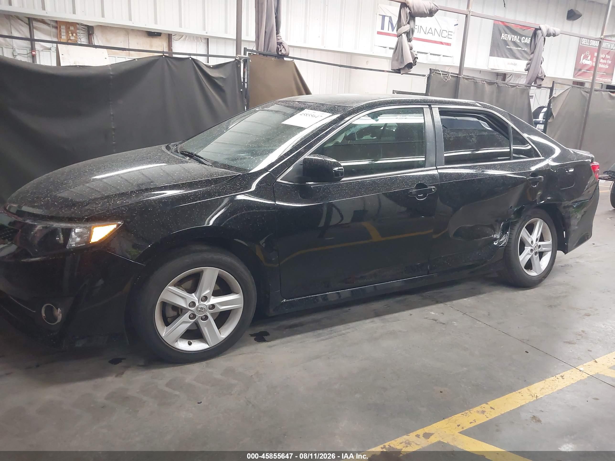 2014 Toyota Camry Se Black vin: 4T1BF1FK6EU434537
