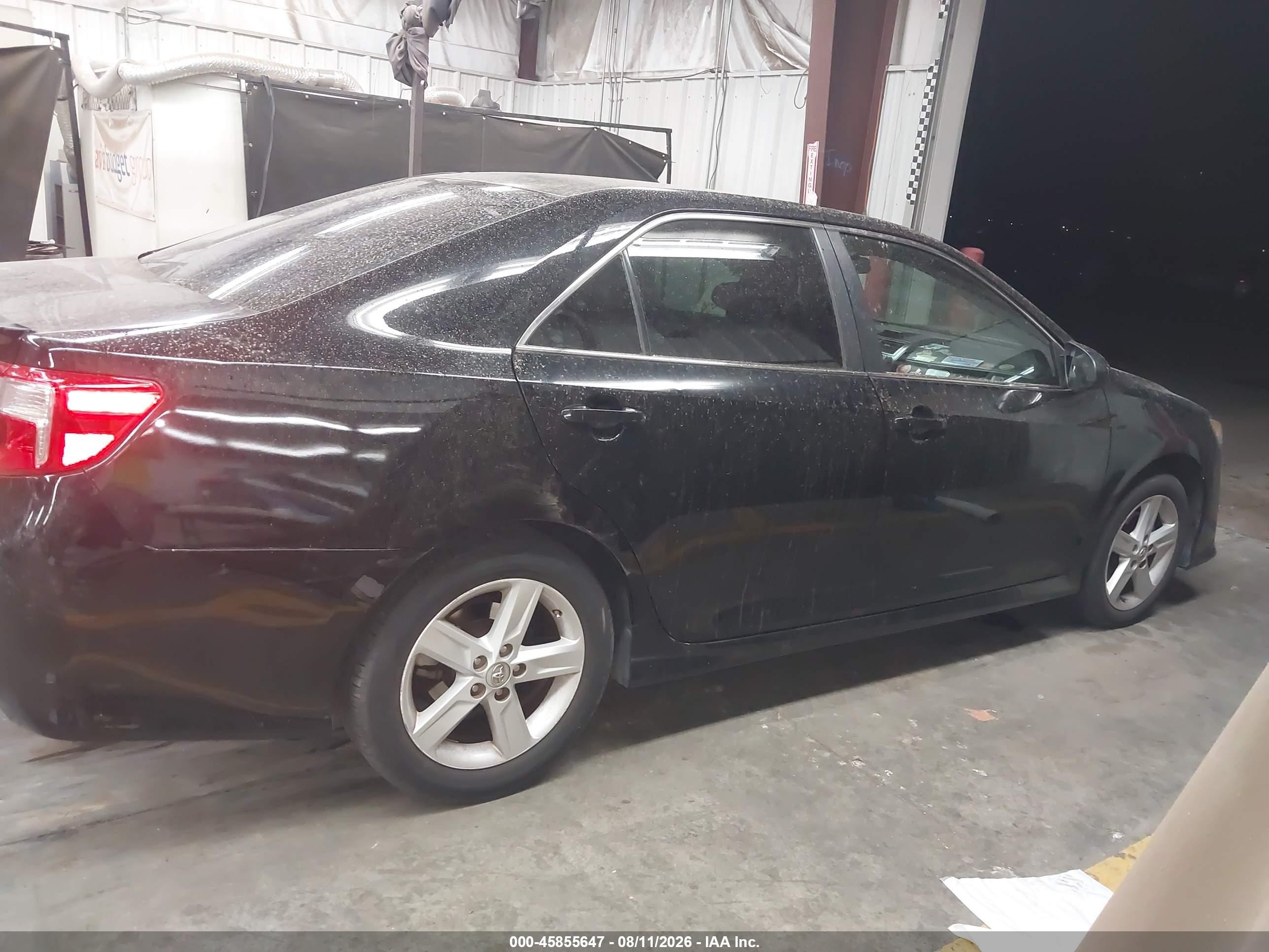 2014 Toyota Camry Se Black vin: 4T1BF1FK6EU434537