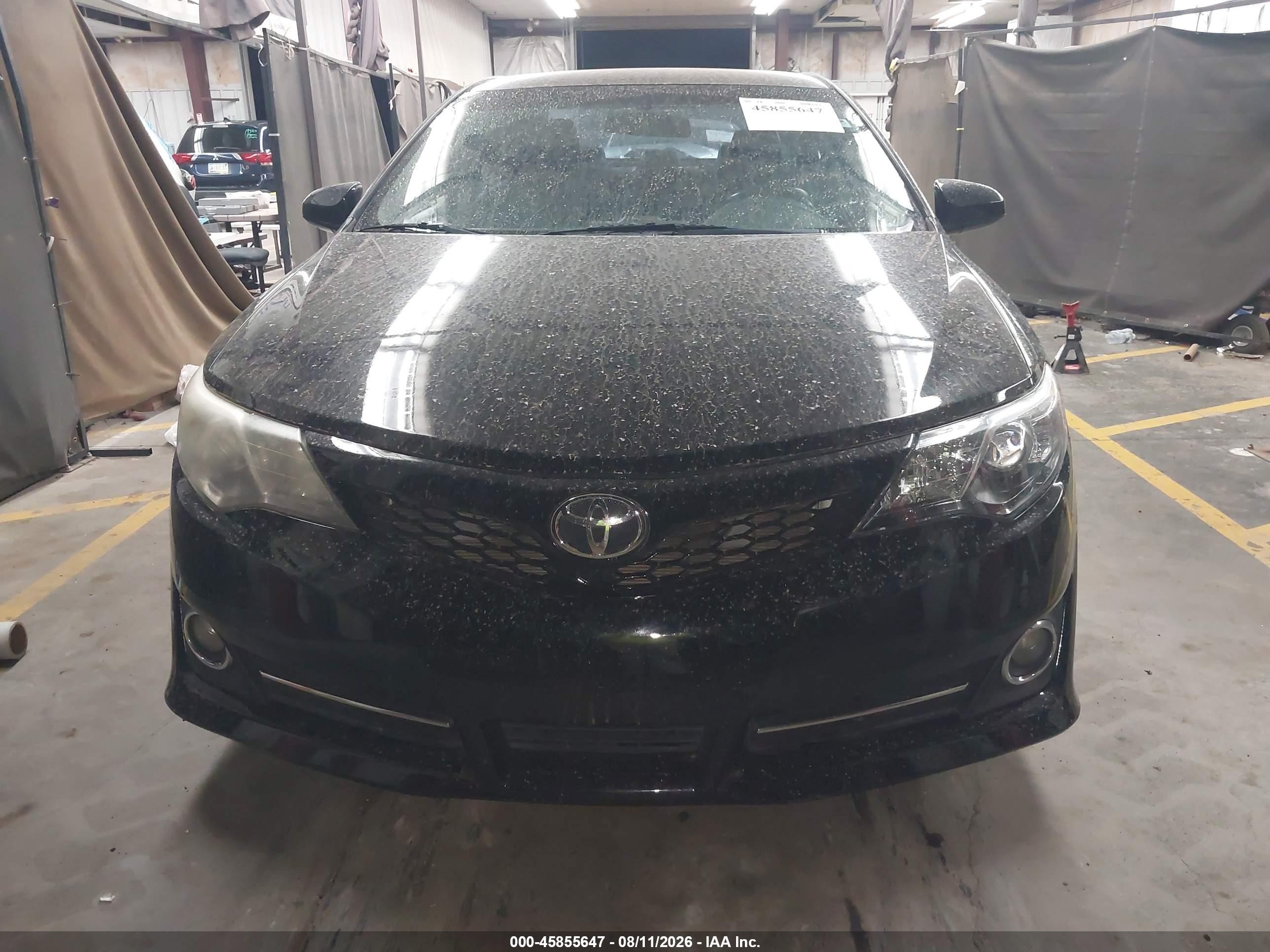 2014 Toyota Camry Se Black vin: 4T1BF1FK6EU434537