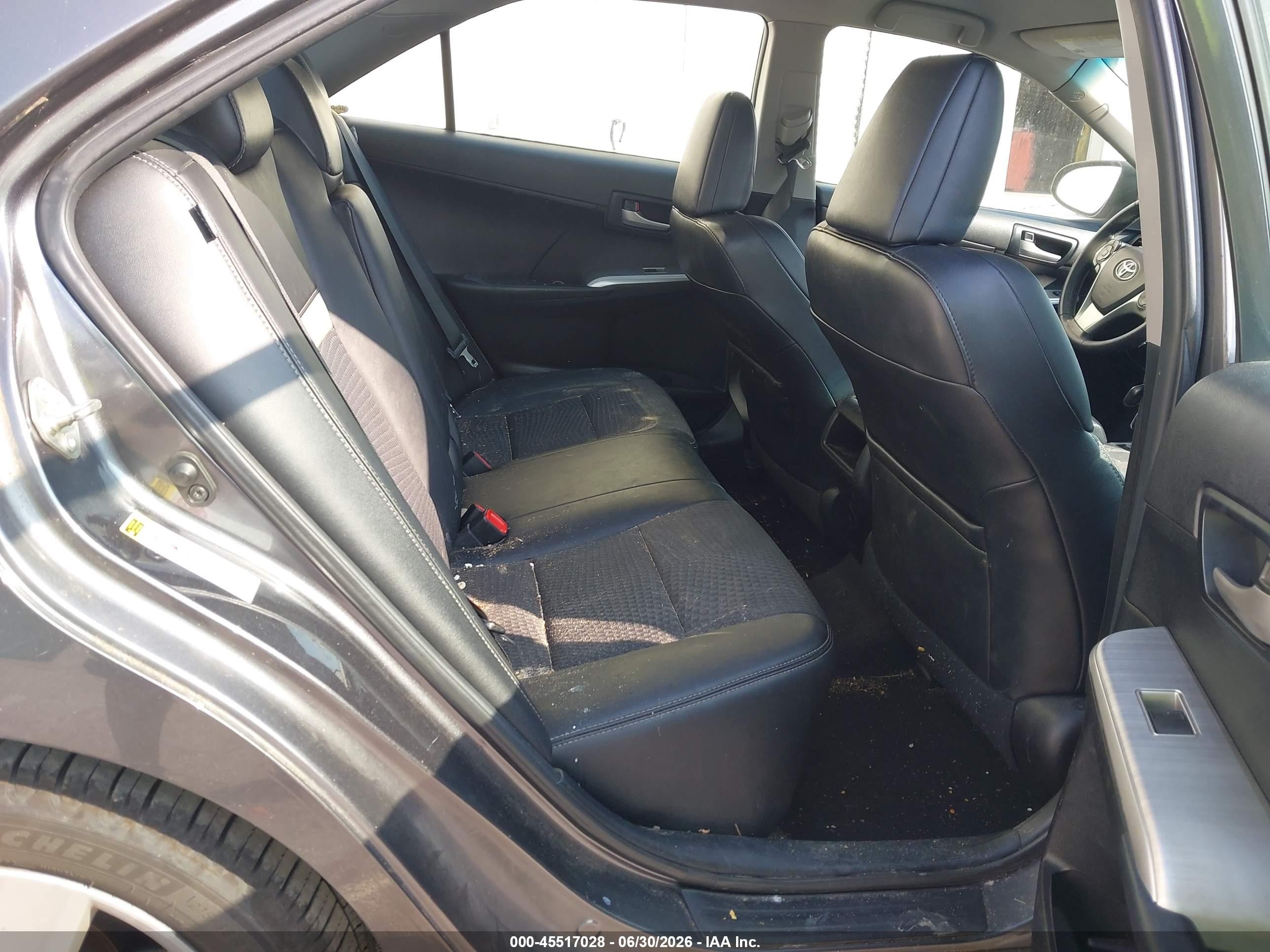 2014 Toyota Camry Se Gray vin: 4T1BF1FK6EU438846