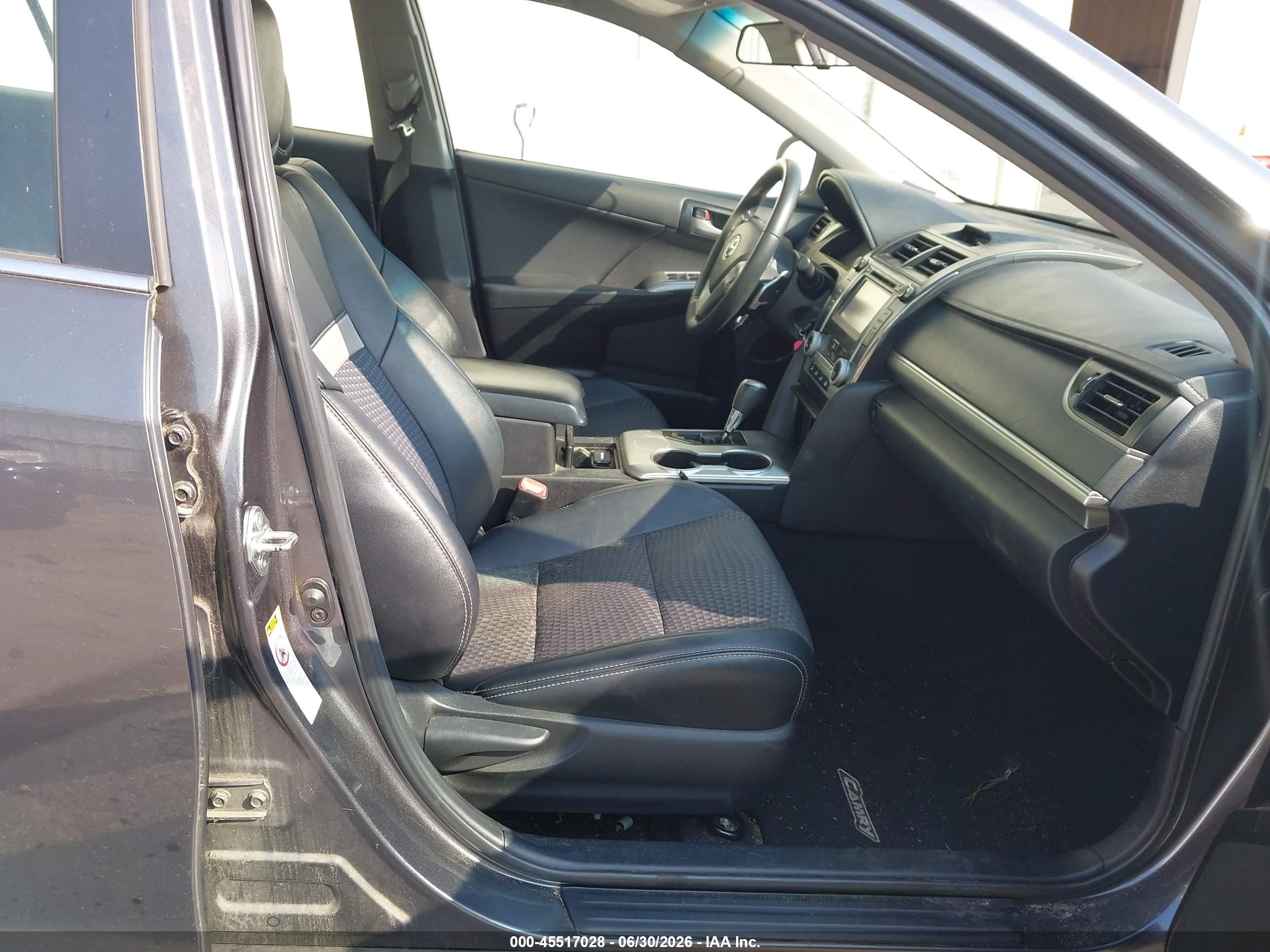 2014 Toyota Camry Se Gray vin: 4T1BF1FK6EU438846