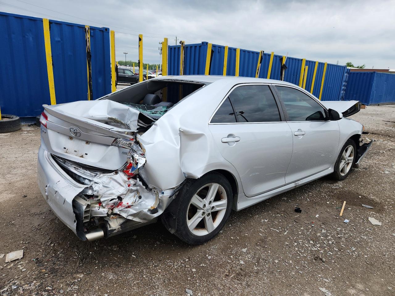 2014 Toyota Camry Se Silver vin: 4T1BF1FK6EU450186
