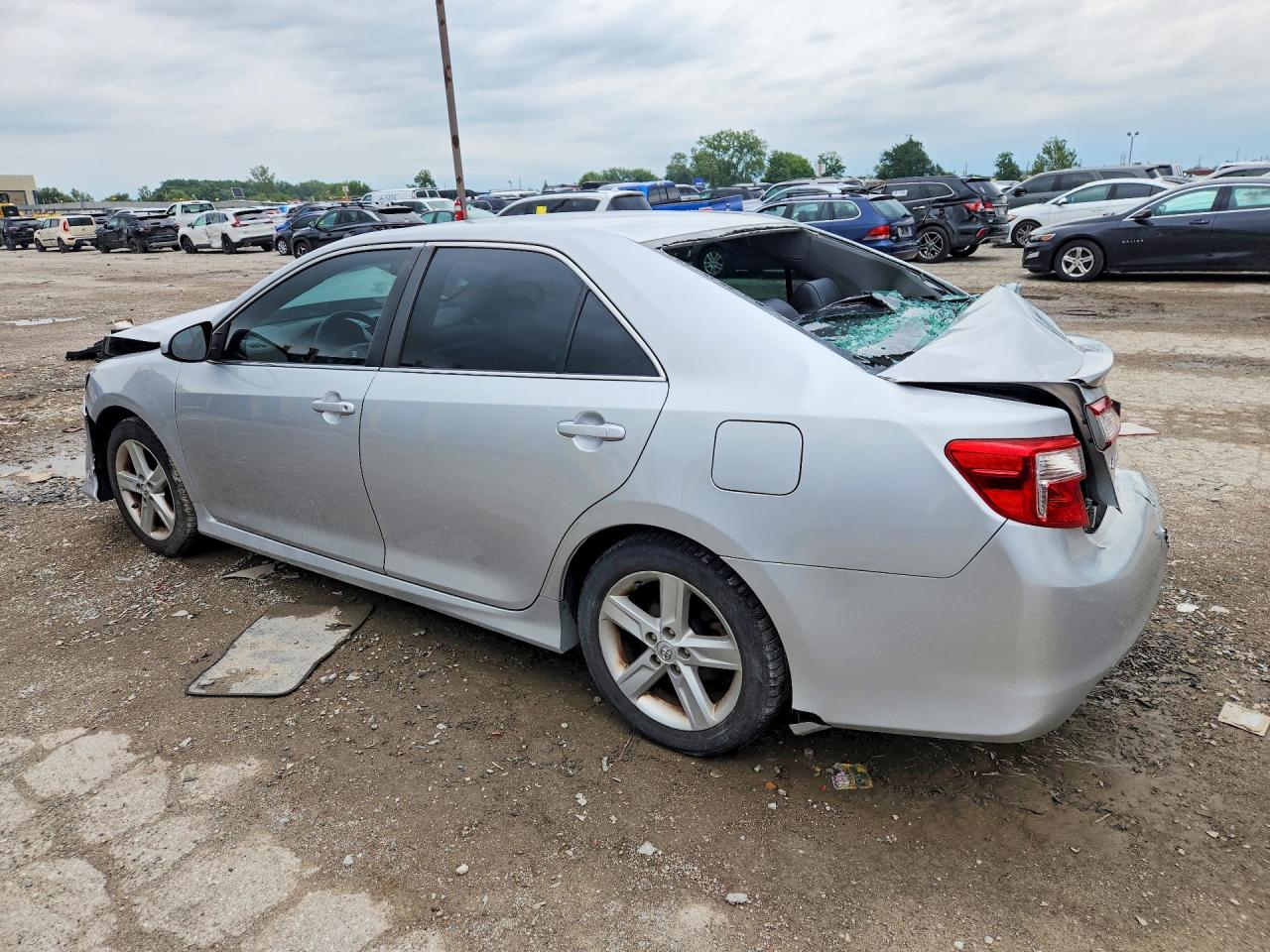 2014 Toyota Camry Se Silver vin: 4T1BF1FK6EU450186
