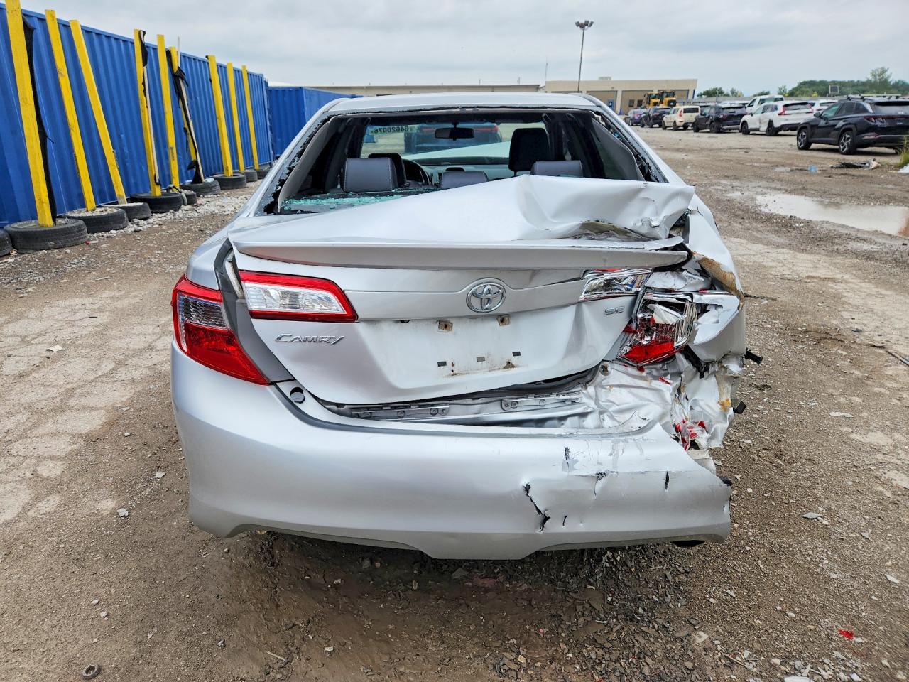 2014 Toyota Camry Se Silver vin: 4T1BF1FK6EU450186