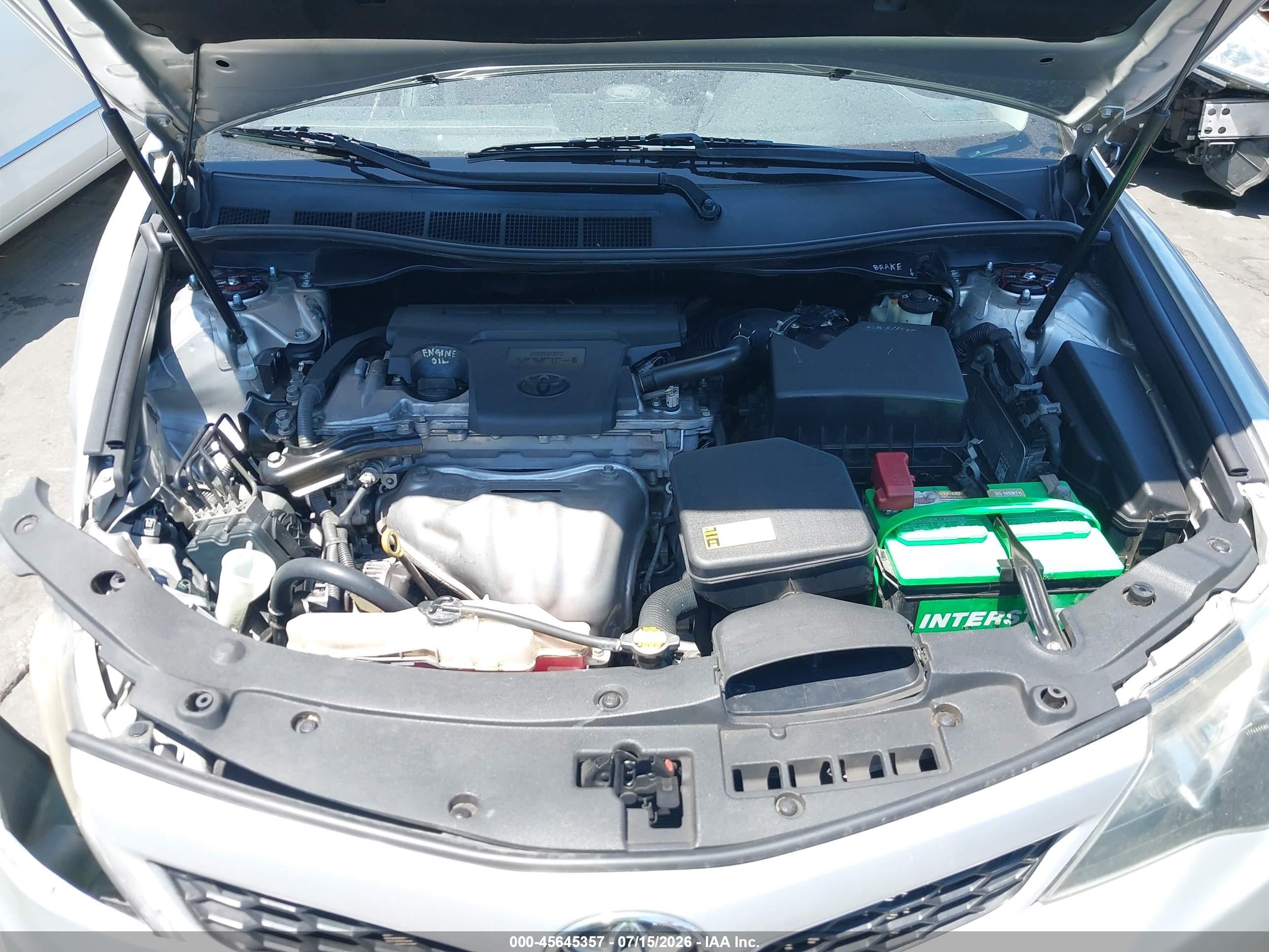 2014 Toyota Camry Se Серебряный vin: 4T1BF1FK6EU450981