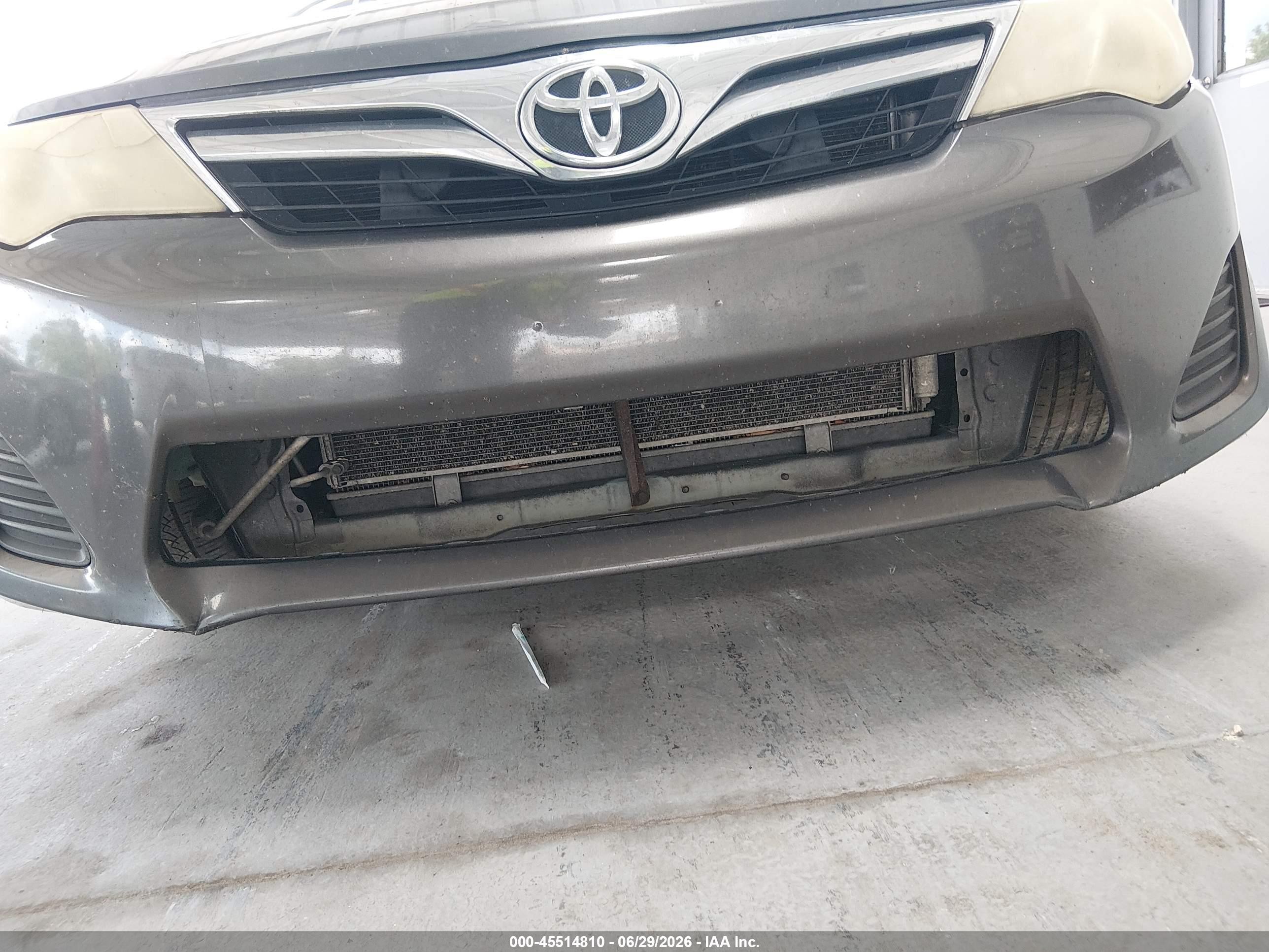 2014 Toyota Camry Le Gray vin: 4T1BF1FK6EU459132