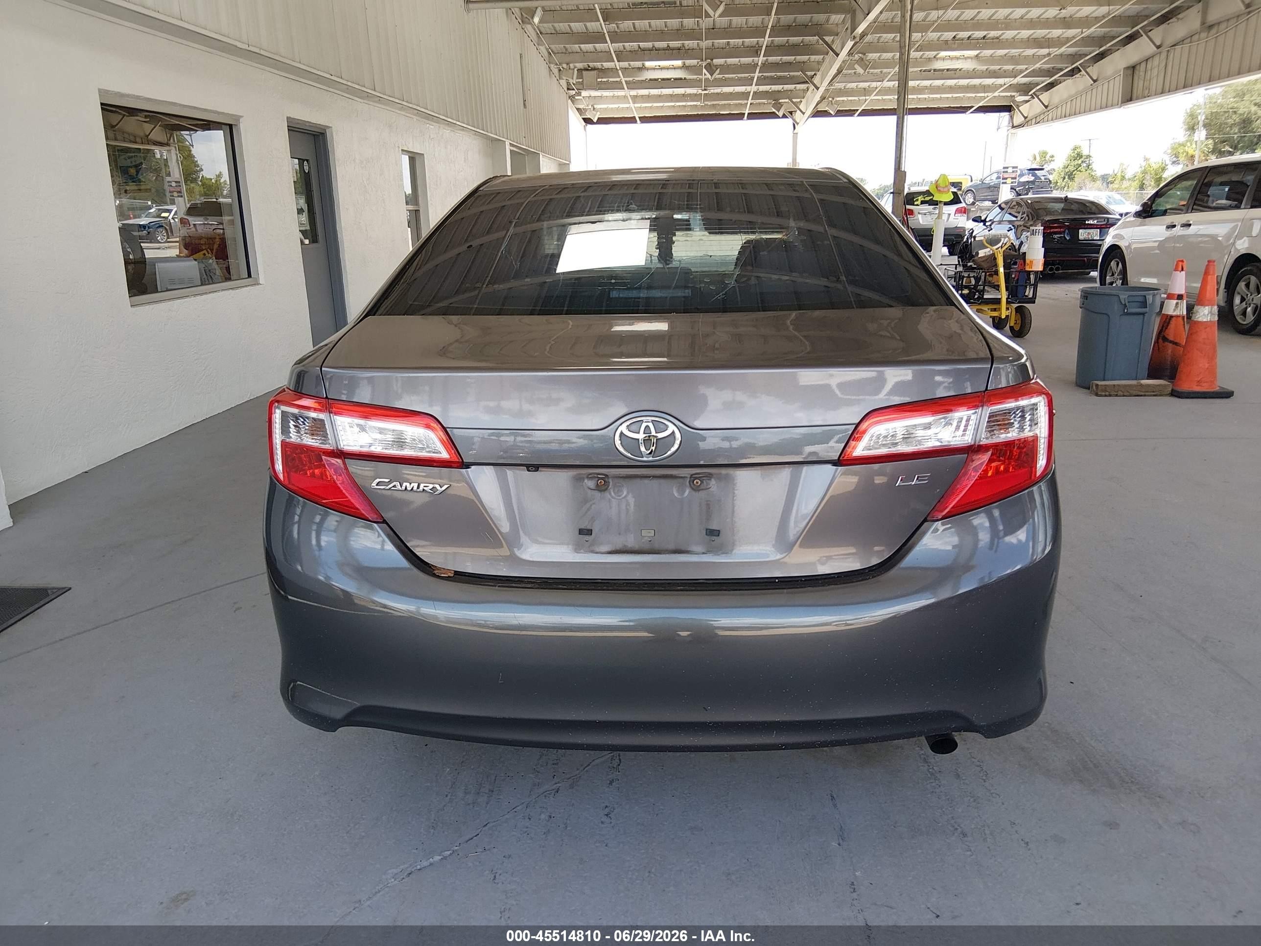 2014 Toyota Camry Le Gray vin: 4T1BF1FK6EU459132