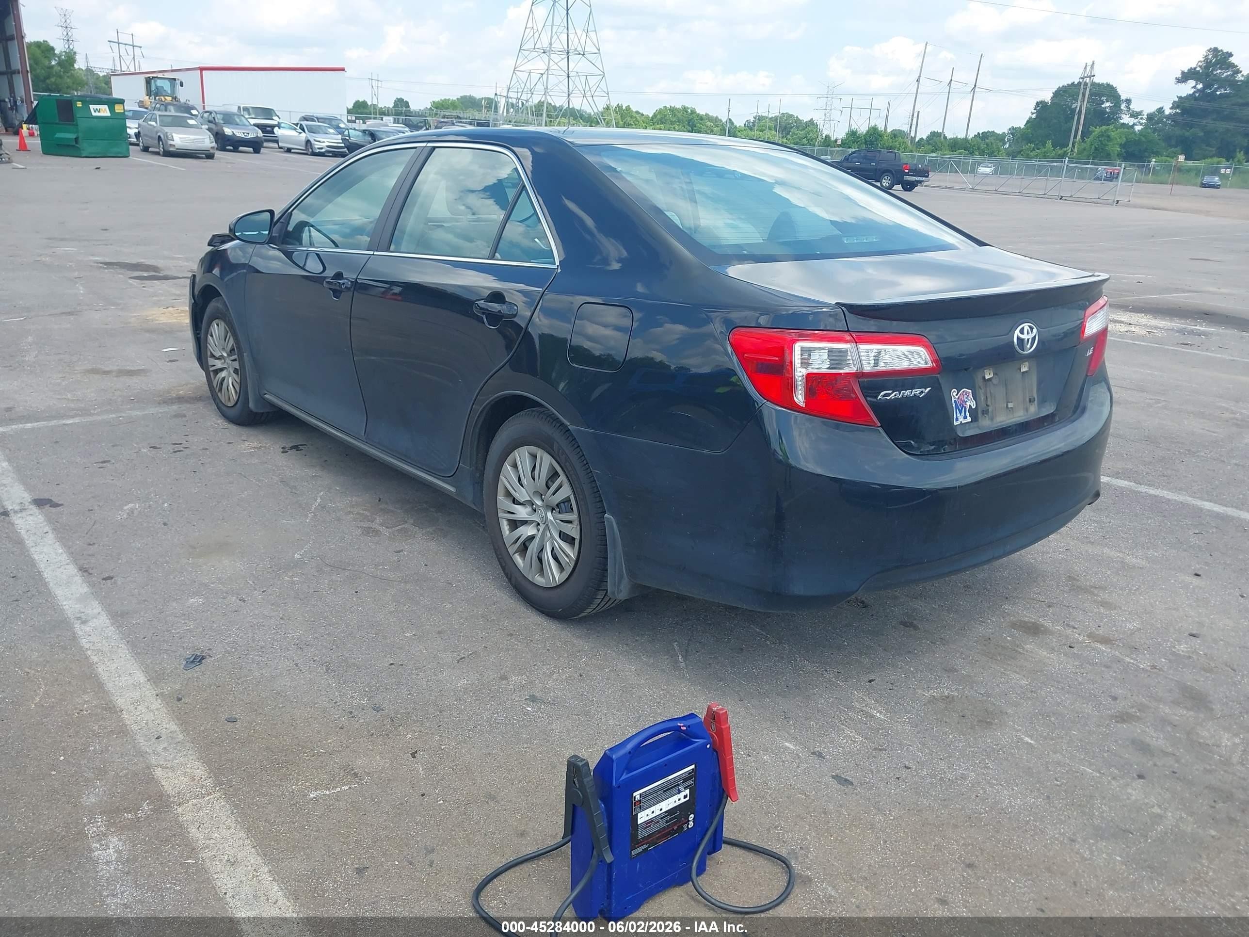 2014 Toyota Camry Le Black vin: 4T1BF1FK6EU472690