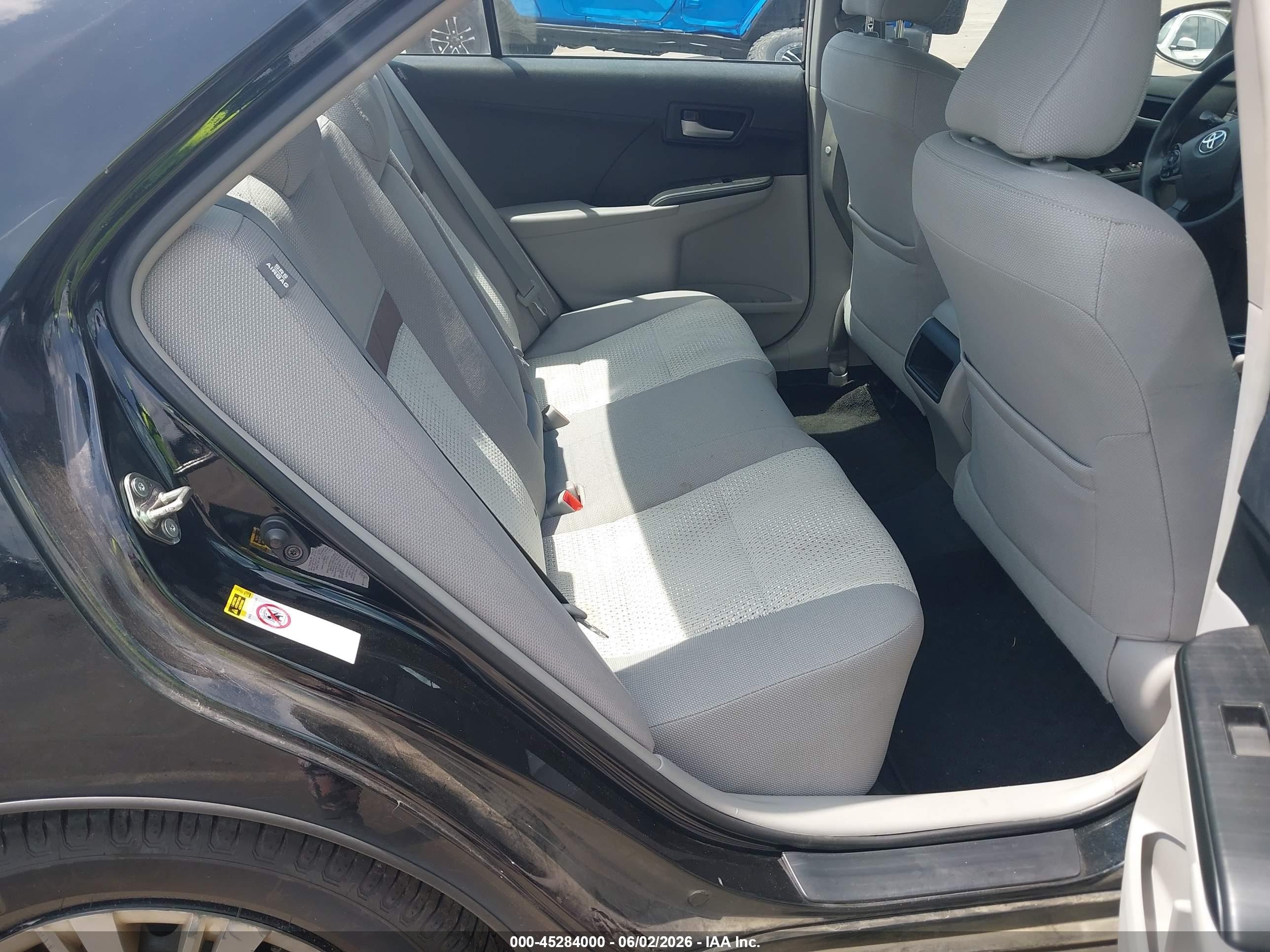 2014 Toyota Camry Le Black vin: 4T1BF1FK6EU472690
